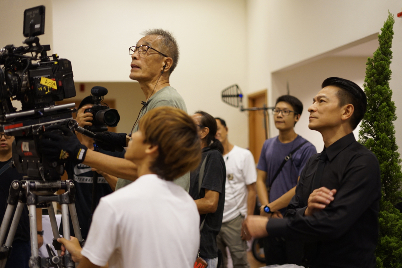 劉德華也是《掃毒2》的監製，這次來台宣傳，引起粉絲搶票暴動。（華映娛樂）