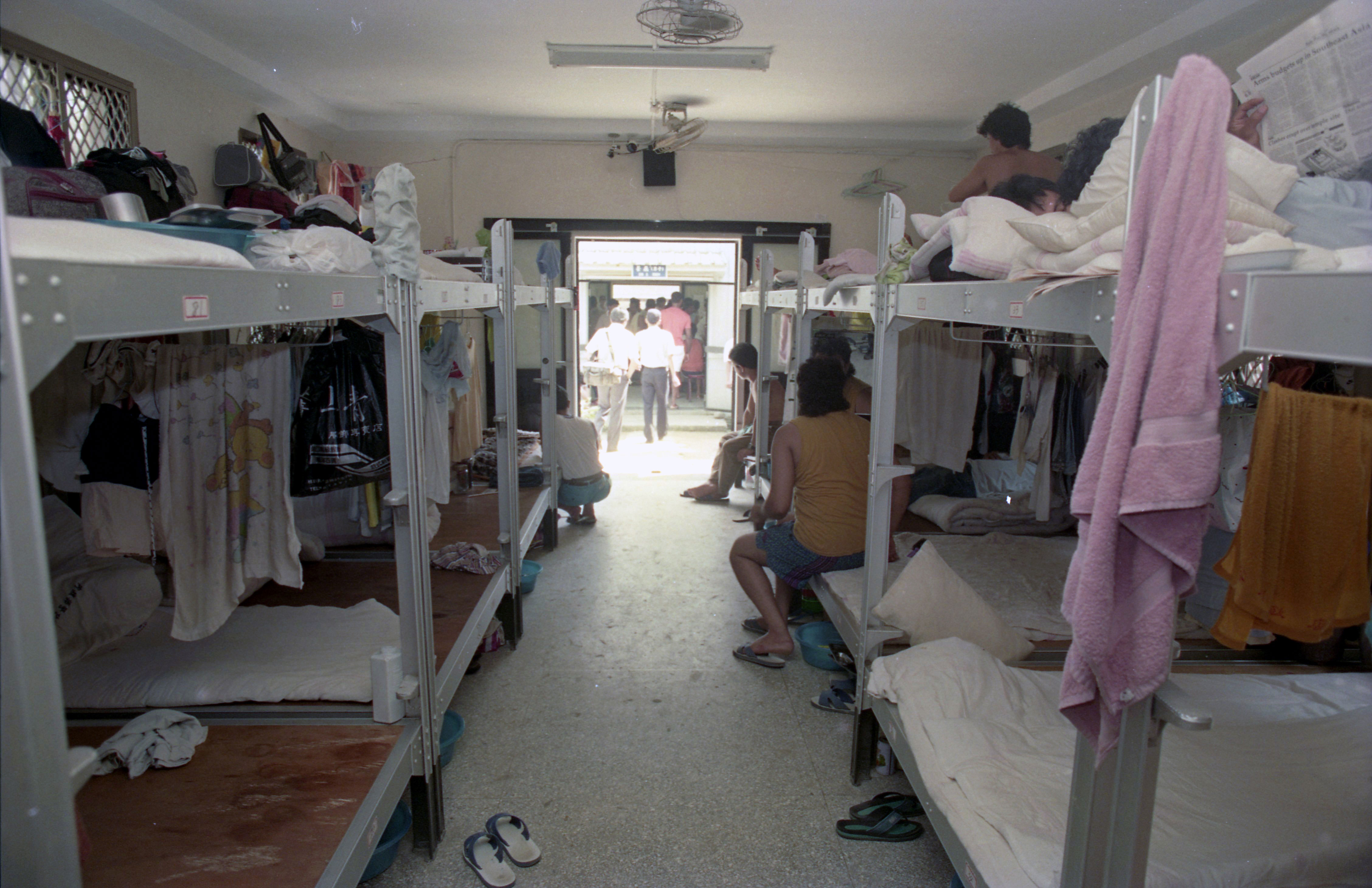 移民署台北收容所目前收容一百多名外籍人士。（聯合知識庫）