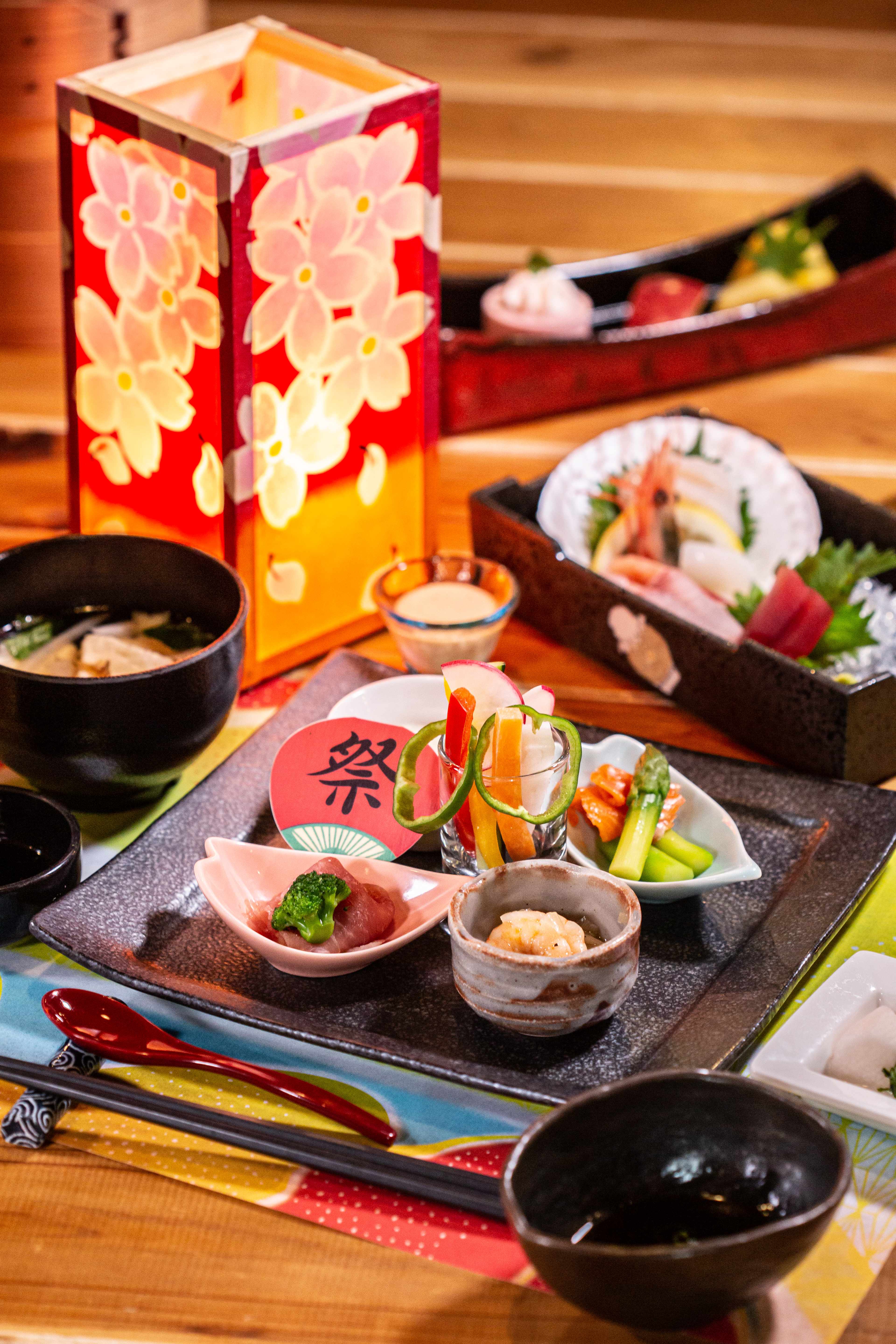 「祭典御膳」調味清爽，吃的是當地風土。