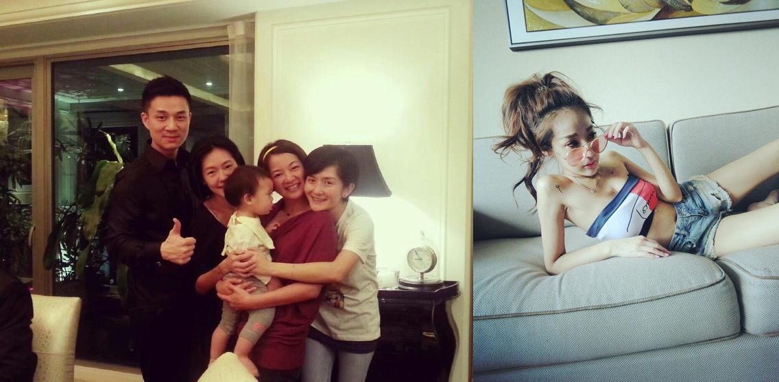 小S雖然知道許雅鈞深夜護送的兩名女子，但不知道Mika（右圖）。（翻攝Mika臉書、許雅鈞微博）