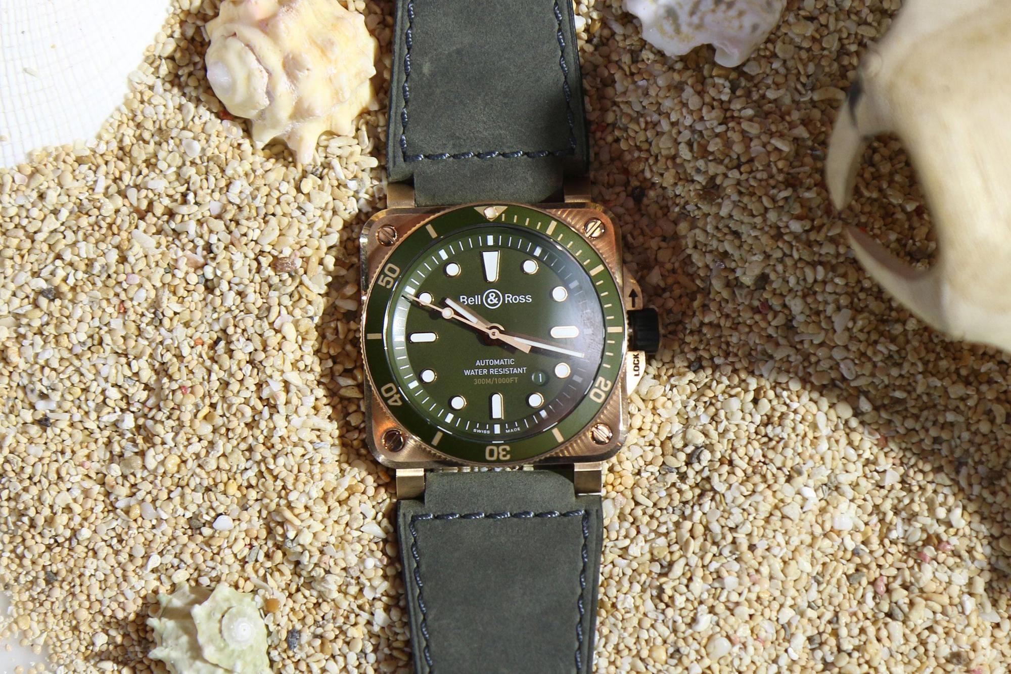 BR03 DIVER Green Bronze，全球限量999只，定價NT$139,000。