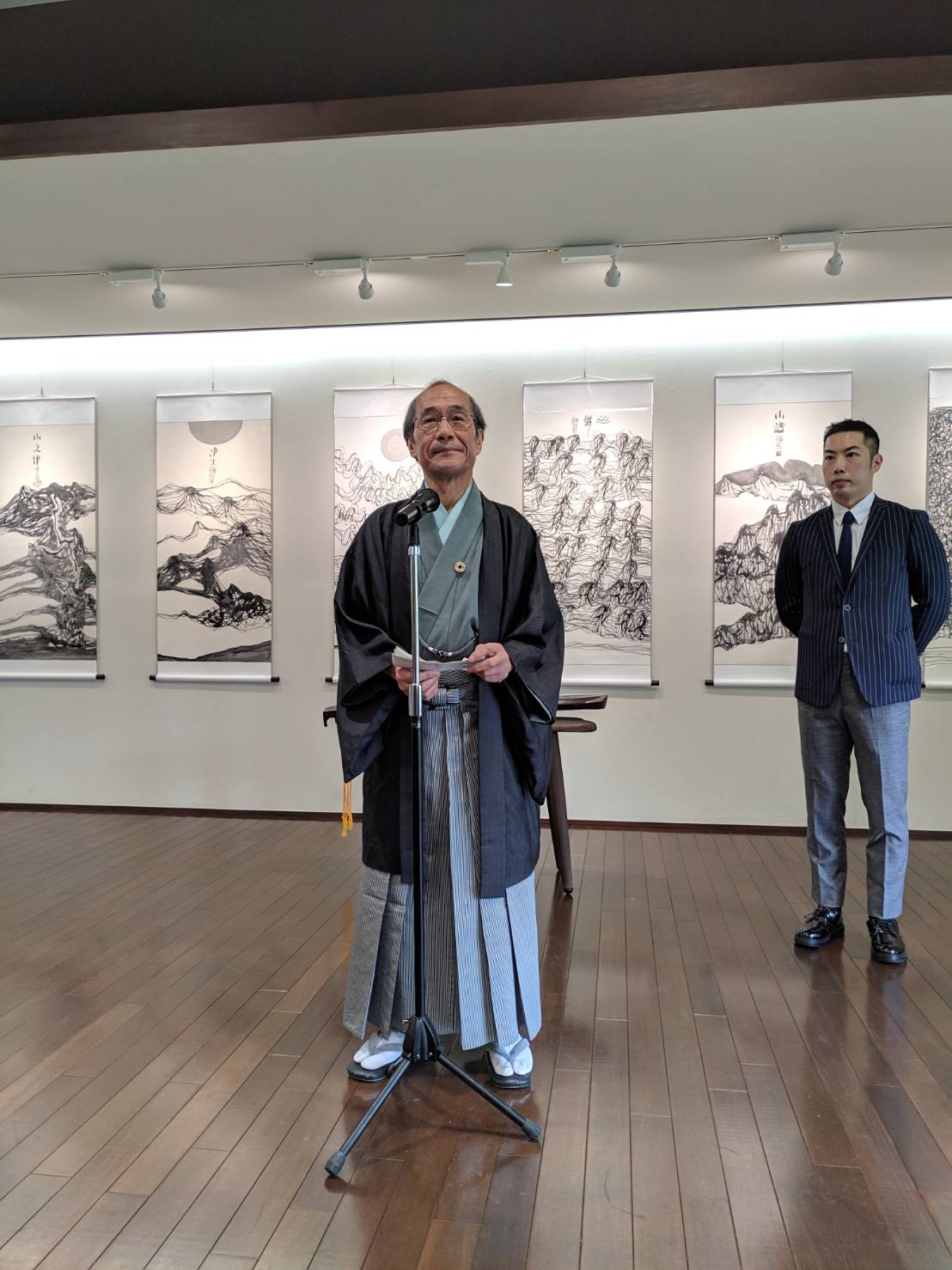 京都市長門川大作致詞時指出，希望2地人民透過藝術和文化增進友誼。