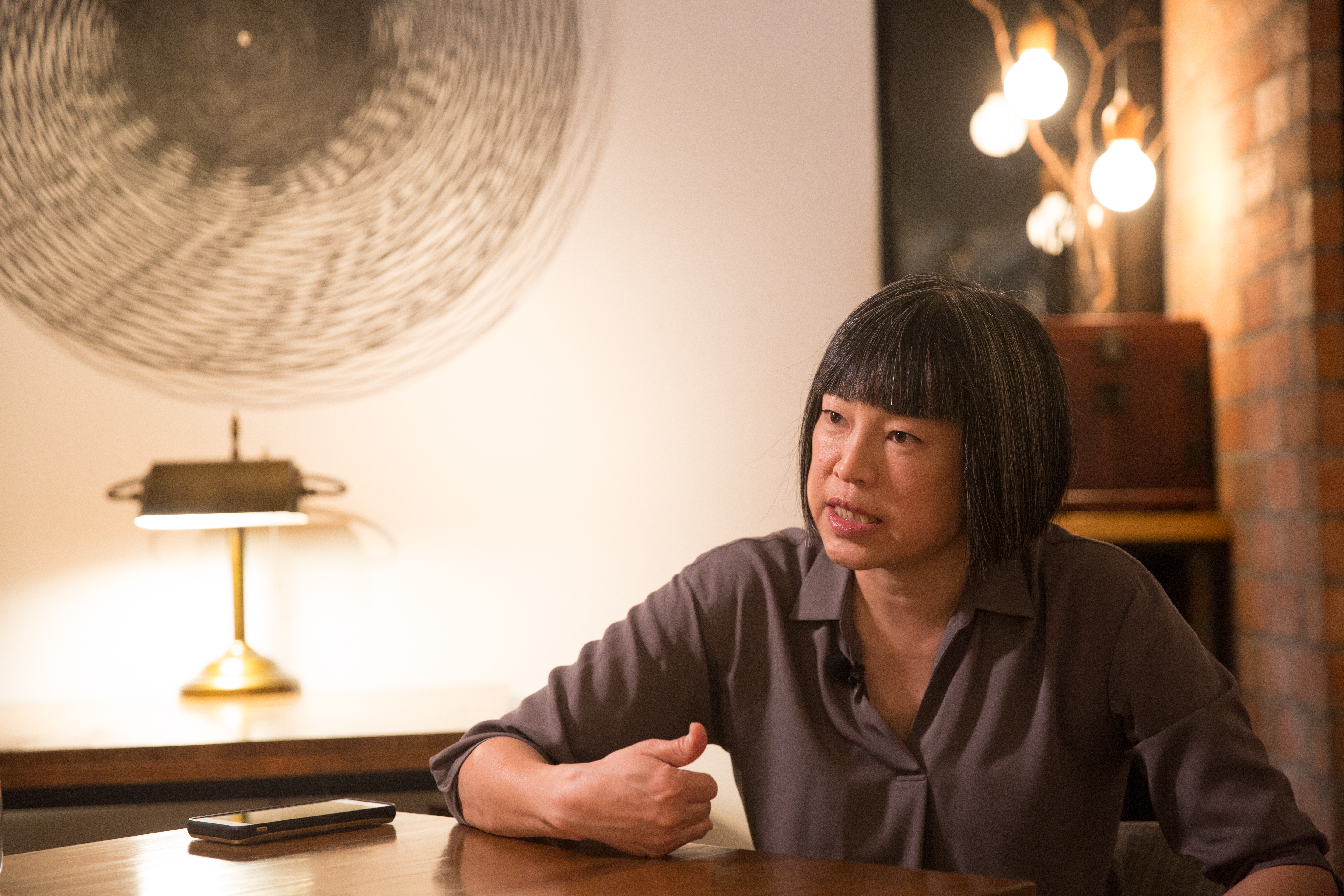 寰宇電視台主持人范琪斐。