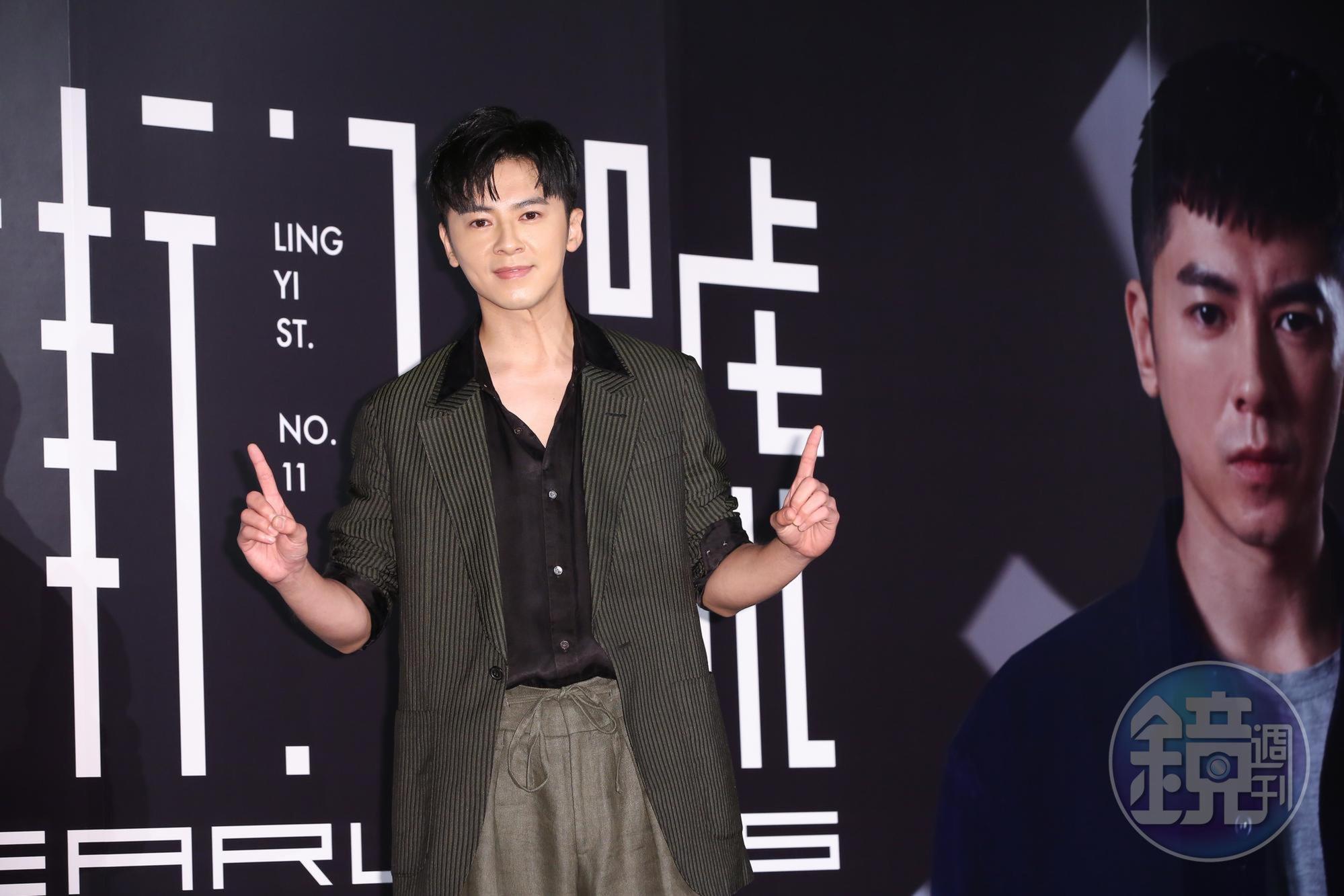 李國毅演出靈異劇型,對於劇中角色的形象頗為滿意。