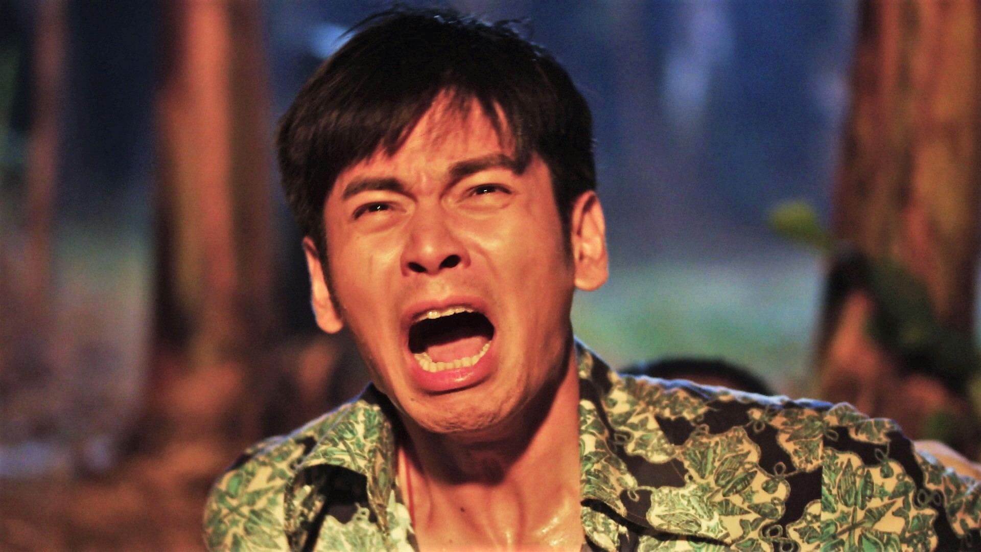 楊子儀與太保對戲常常憶起已逝父親而暴哭。（三立提供）