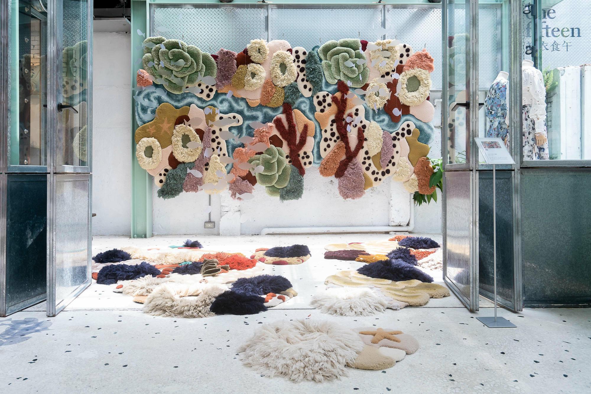 Vanessa Barragão的作品「活珊瑚」，現正在初衣食午展出中。（初衣食午提供）