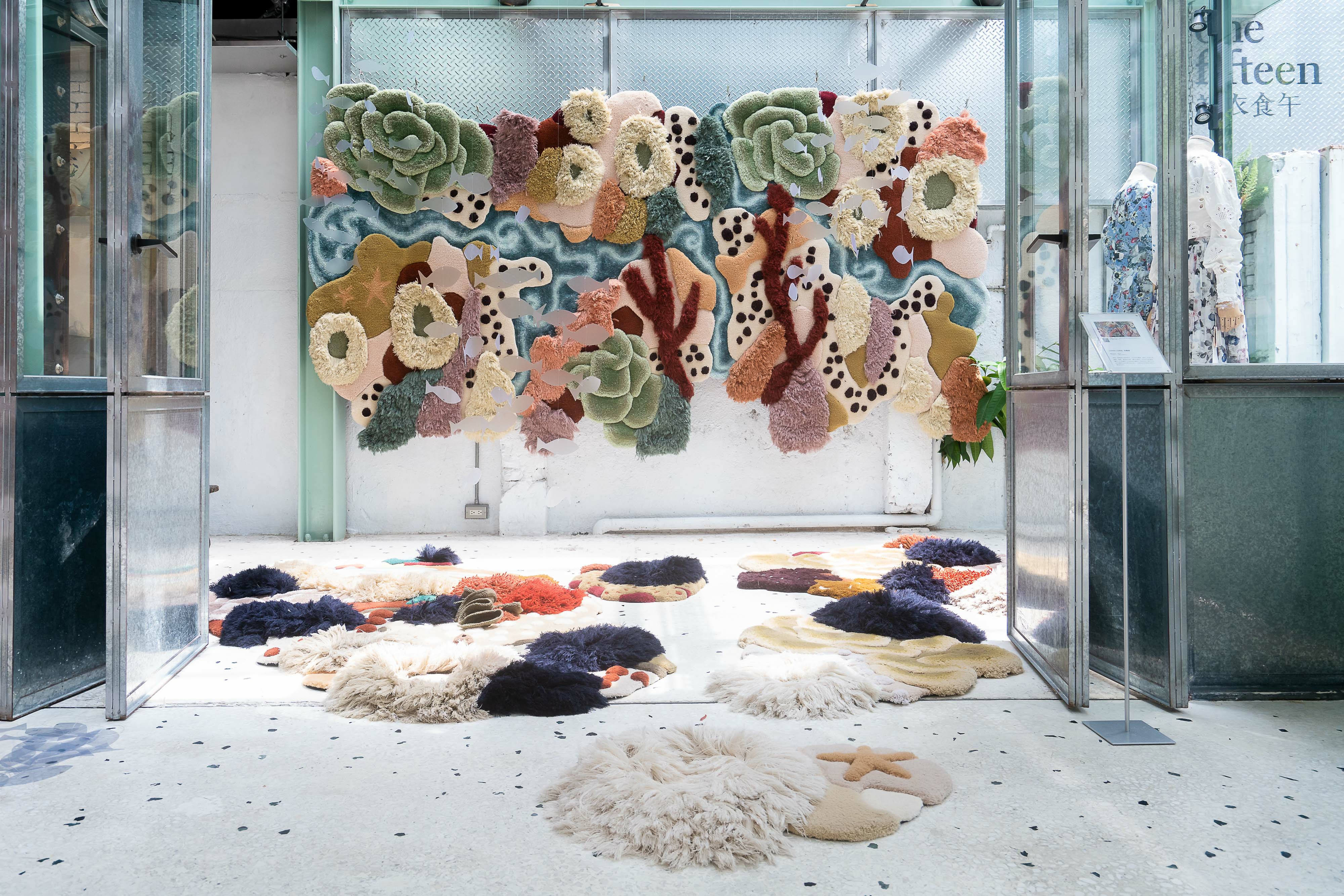 Vanessa Barragão的作品「活珊瑚」,現正在初衣食午展出中。(初衣食午提供)