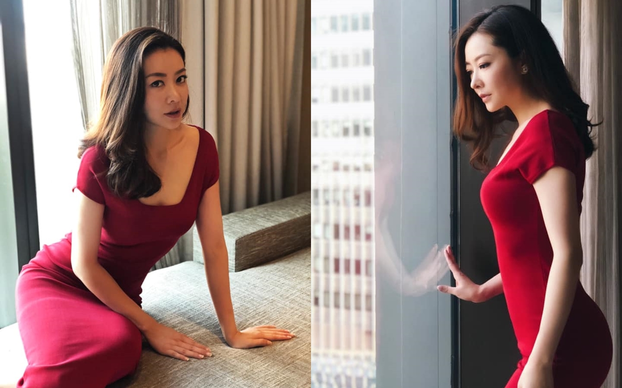 熊黛林今天把美照放上社交網站，來證明自己努力下，終回復當年最佳狀態。（翻攝自熊黛林臉書）