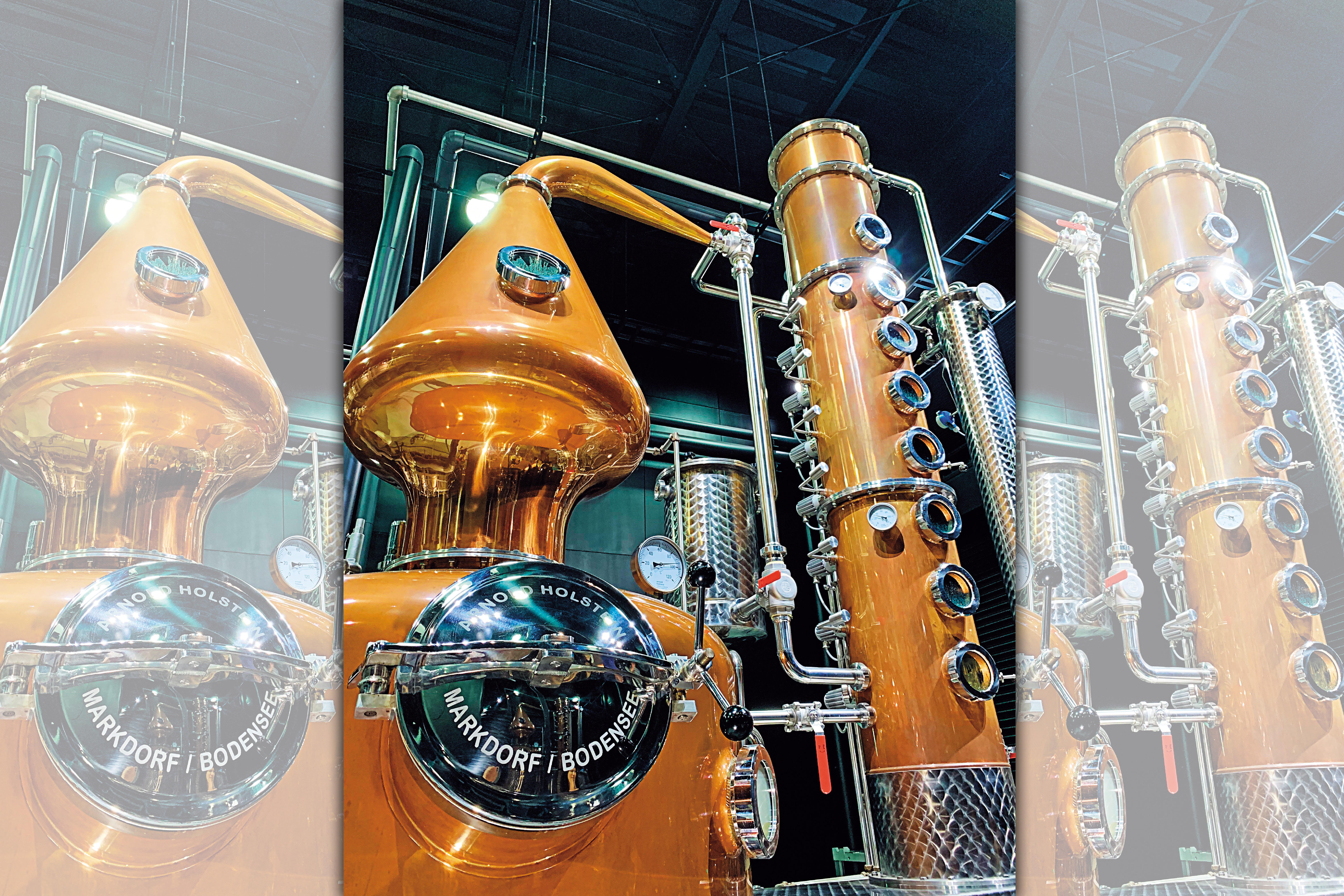 中國釀造的櫻尾蒸餾廠，目前的蒸餾器是從德國進口的Hybrid，不僅蒸餾琴酒，也蒸餾威士忌。