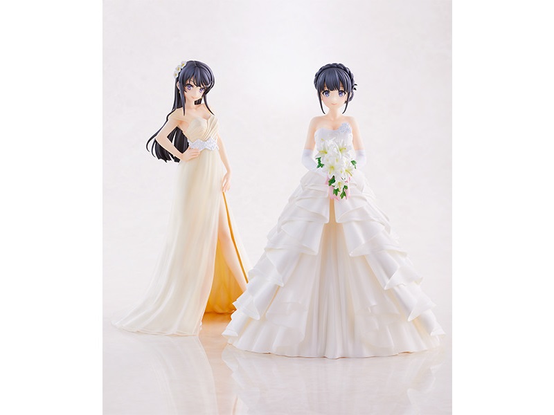 麻衣和翔子新娘手辦，你要選哪一個？（圖／Aniplex+）