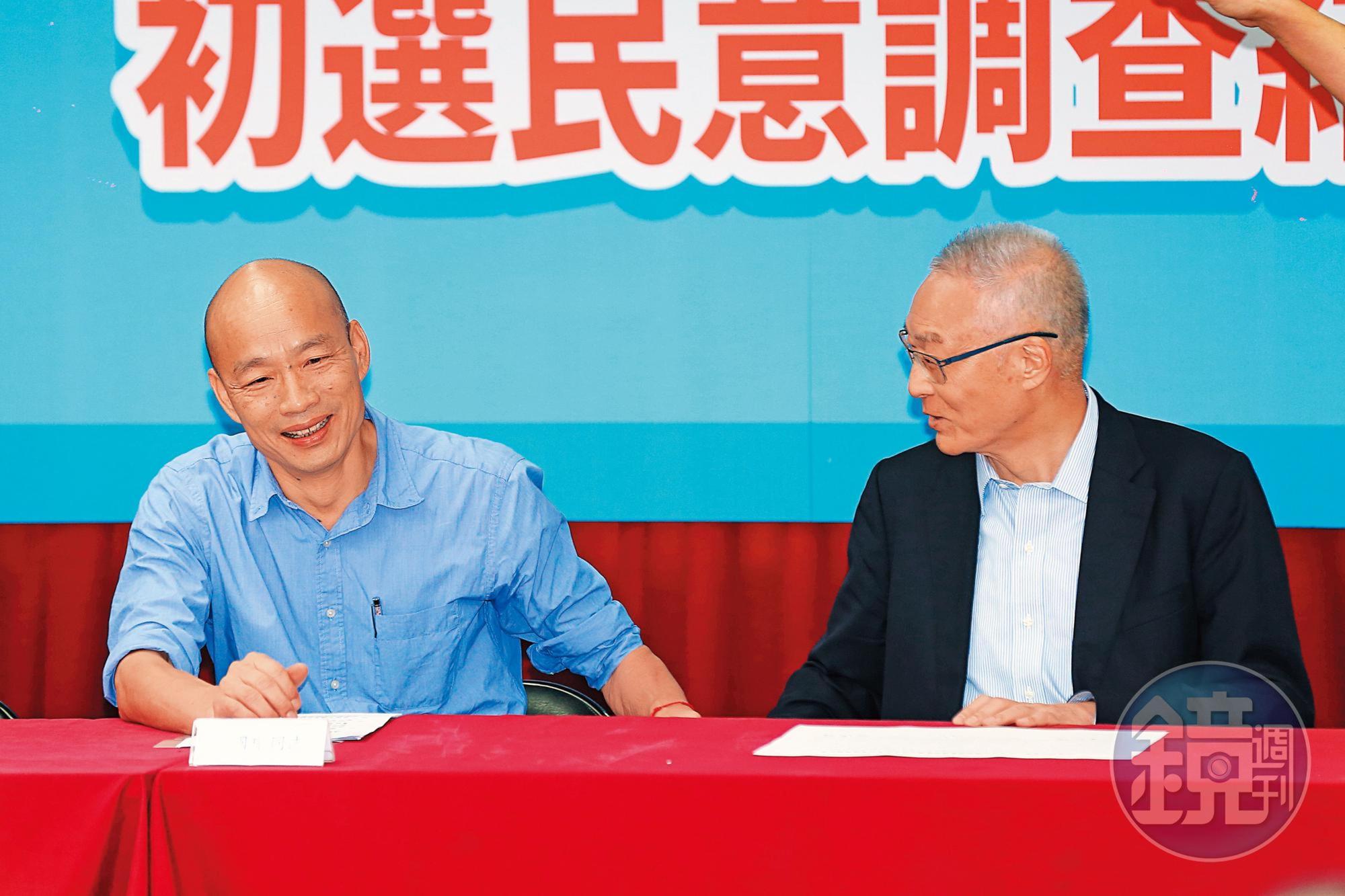 韓國瑜口才便給，反應靈敏，成為國民黨總統候選人，對立委選情有加分效果。