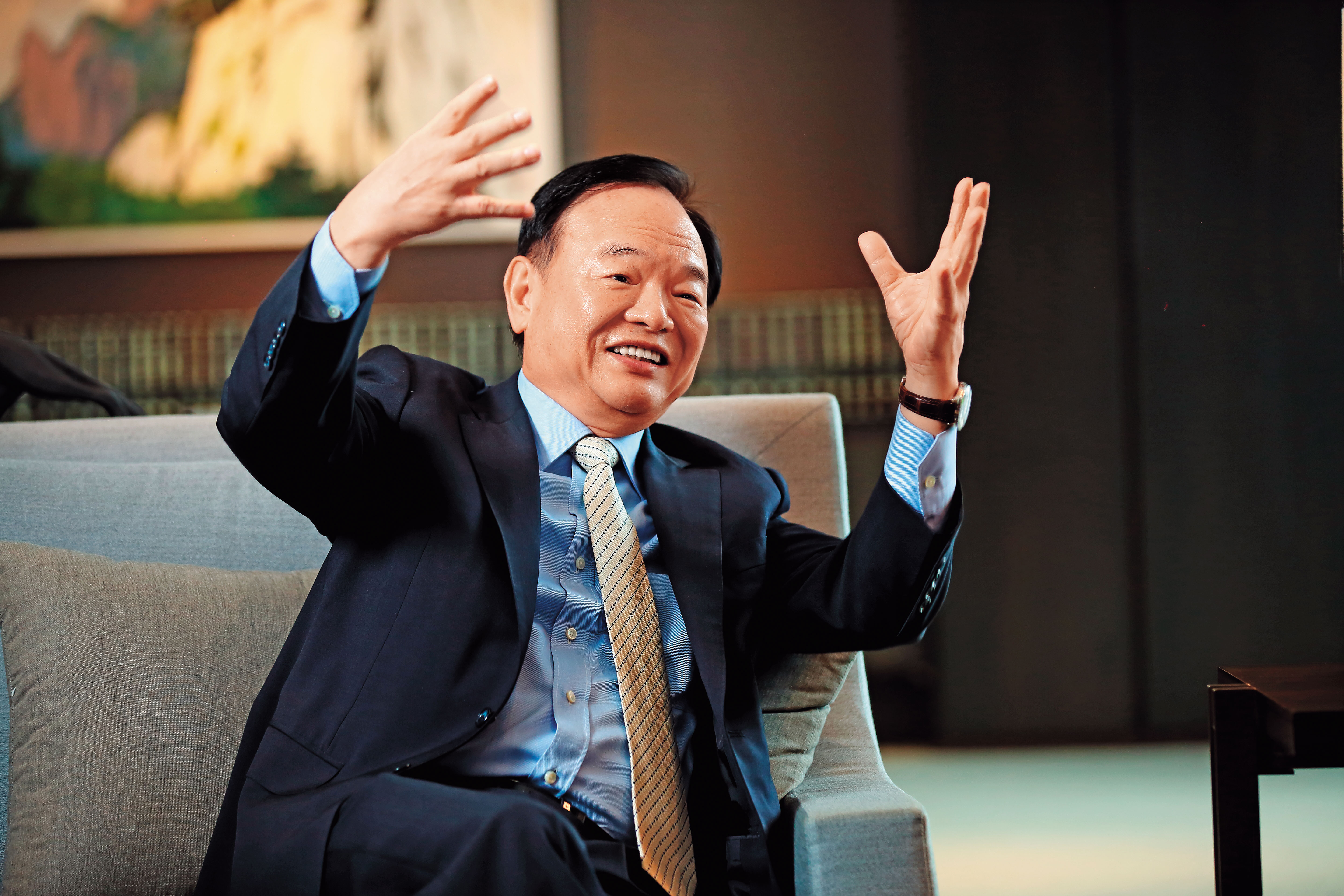 全聯PX Pay行動支付上線2個月，就有200萬下載量，讓林敏雄很滿意。