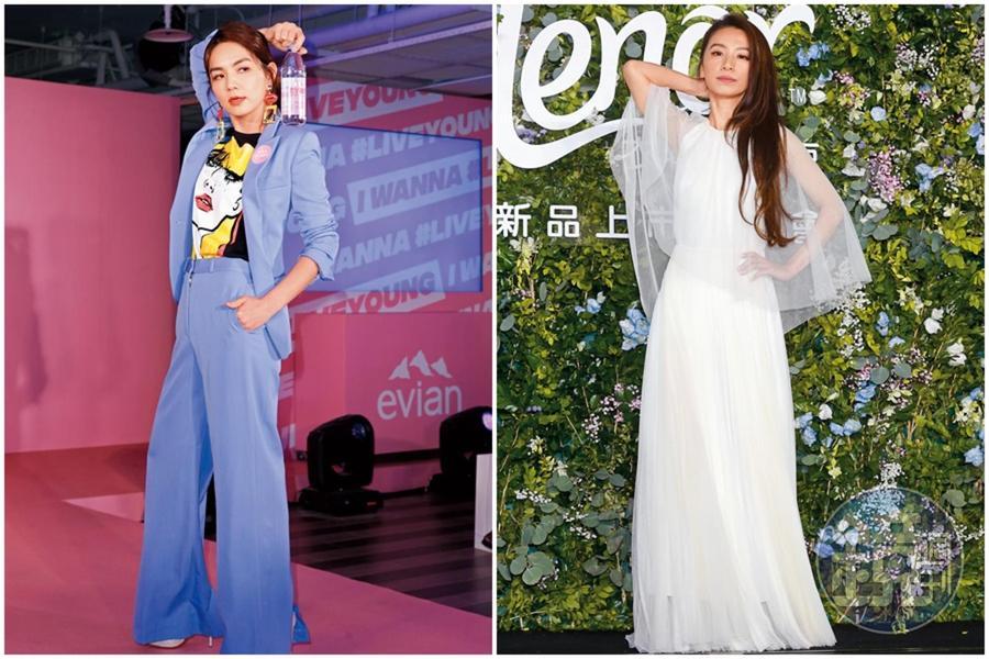 Hebe因為代言香氛相關的產品,所以除了打開自己的胳肢窩,還爆料Ella流的汗比較臭。