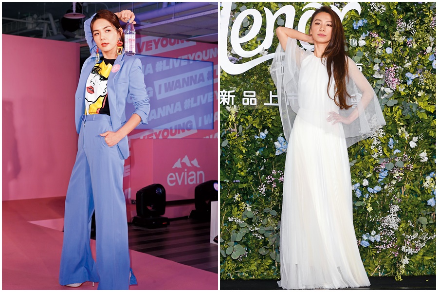 Hebe因為代言香氛相關的產品，所以除了打開自己的胳肢窩，還爆料Ella流的汗比較臭。