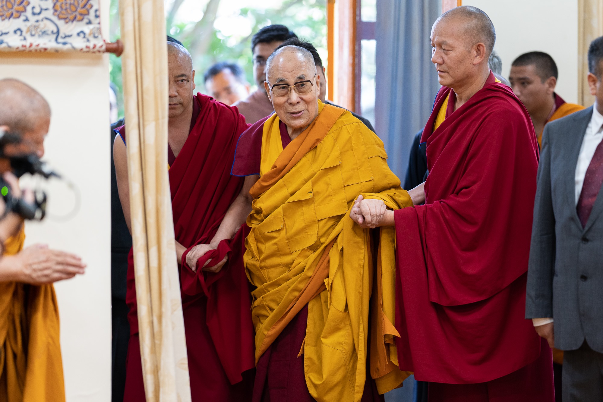 西藏精神領袖達賴喇嘛。（翻攝自達賴喇嘛臉書）