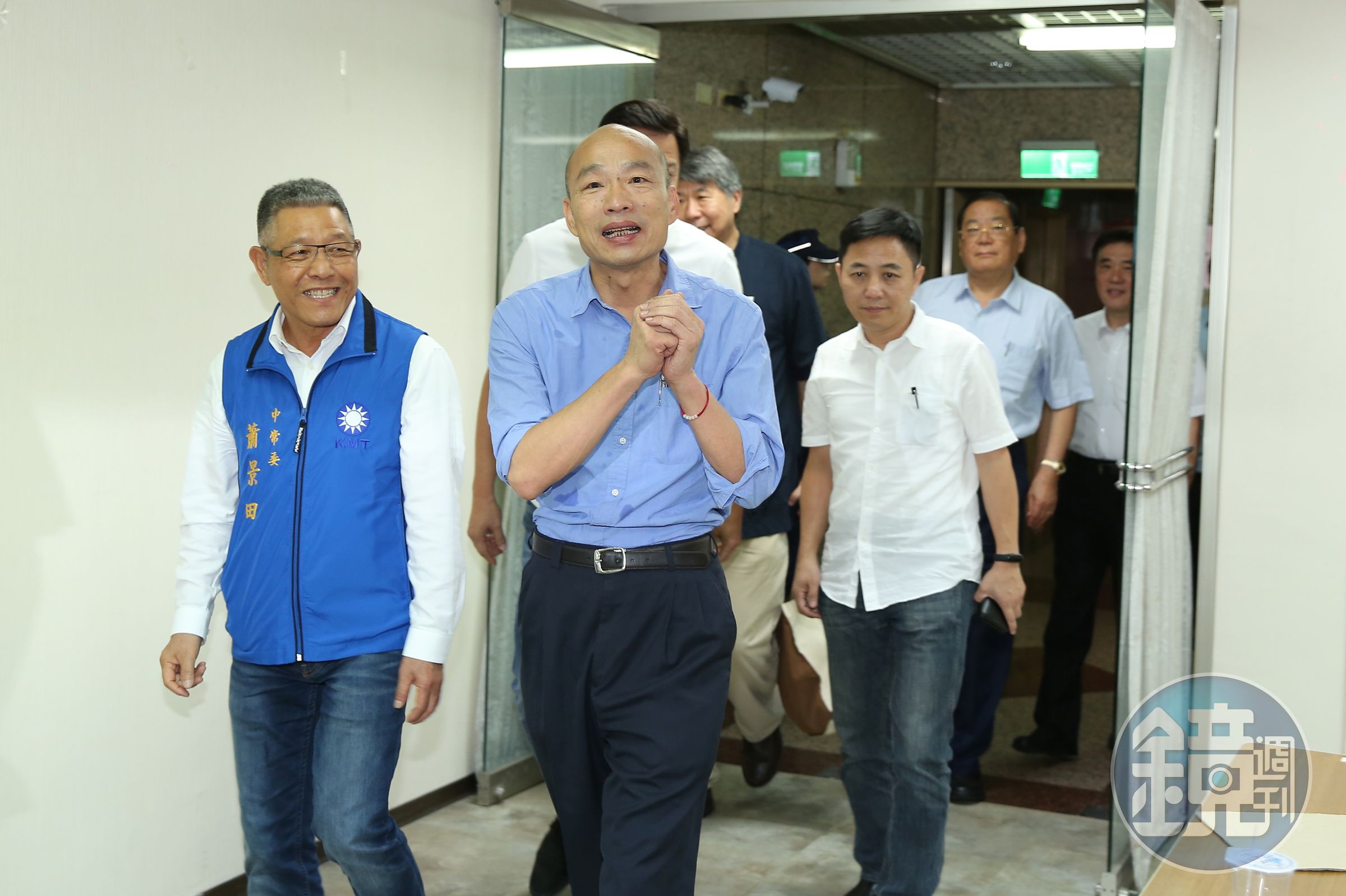 韓國瑜表示，所有關於國政的問題，將改用書面答覆。