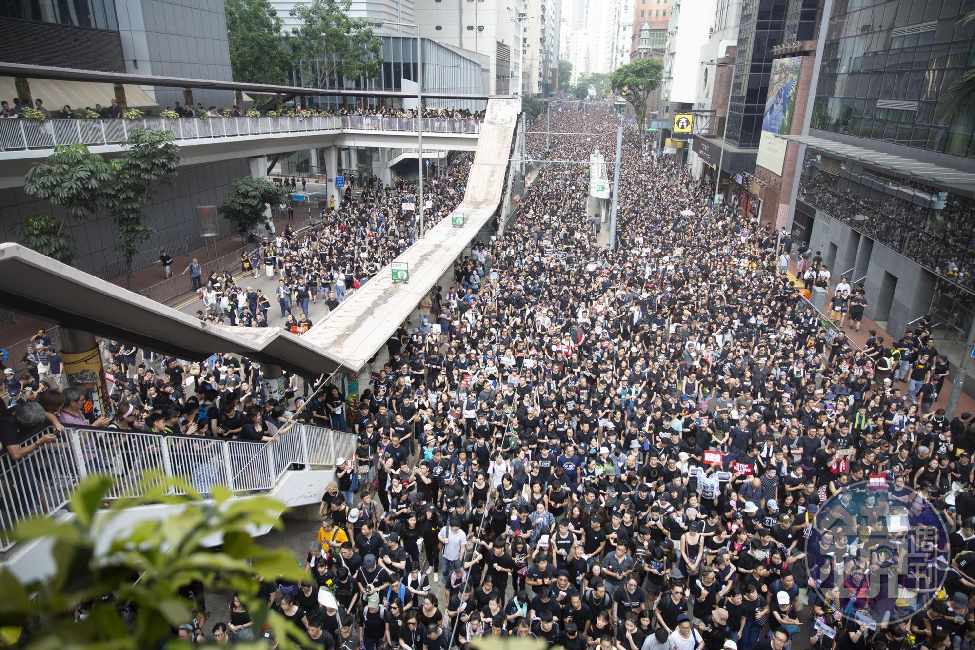 香港反送中活動持續一個月未落幕，港人為自由持續努力中。圖為資料照片。