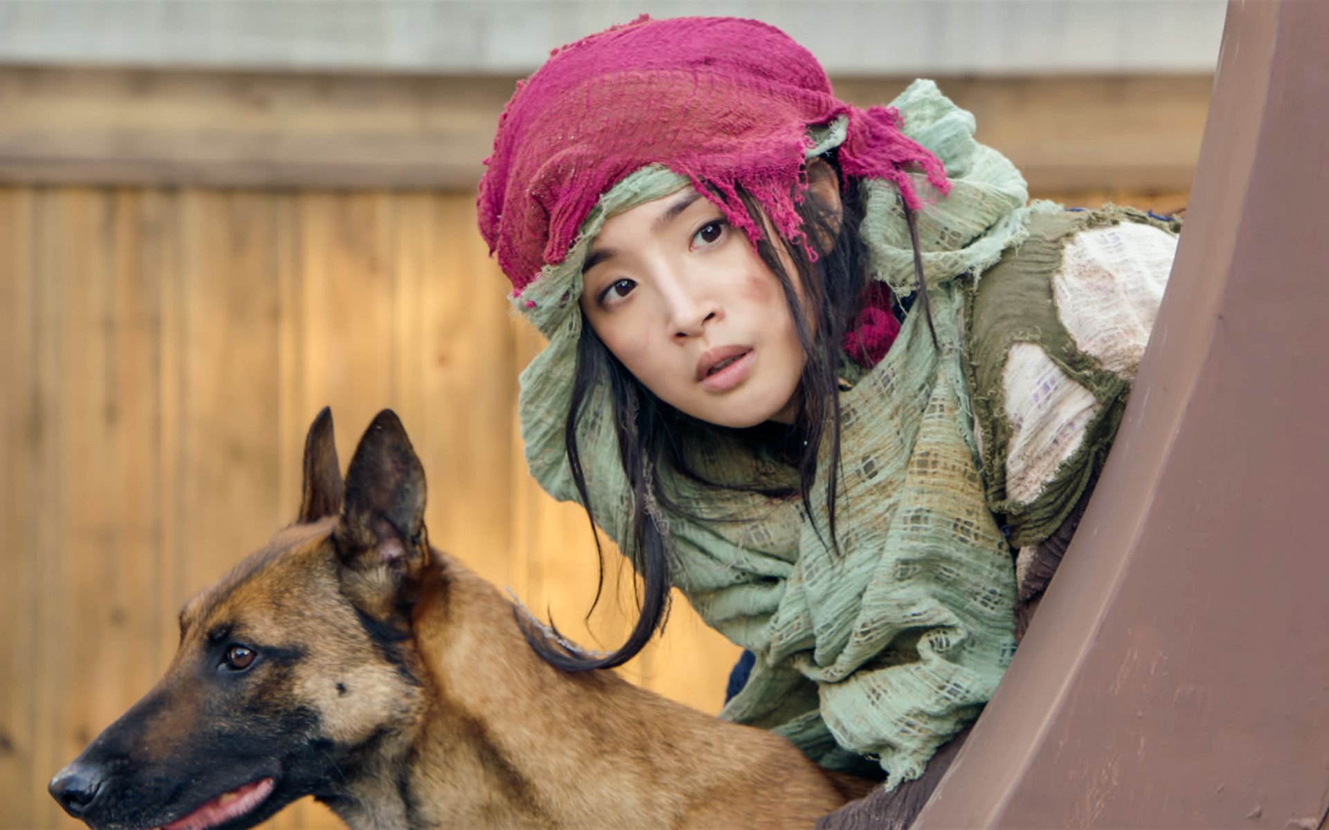 林依晨自曝現實生活中的自己與《小女花不棄》中花不棄這個角色十分雷同。（中天提供）