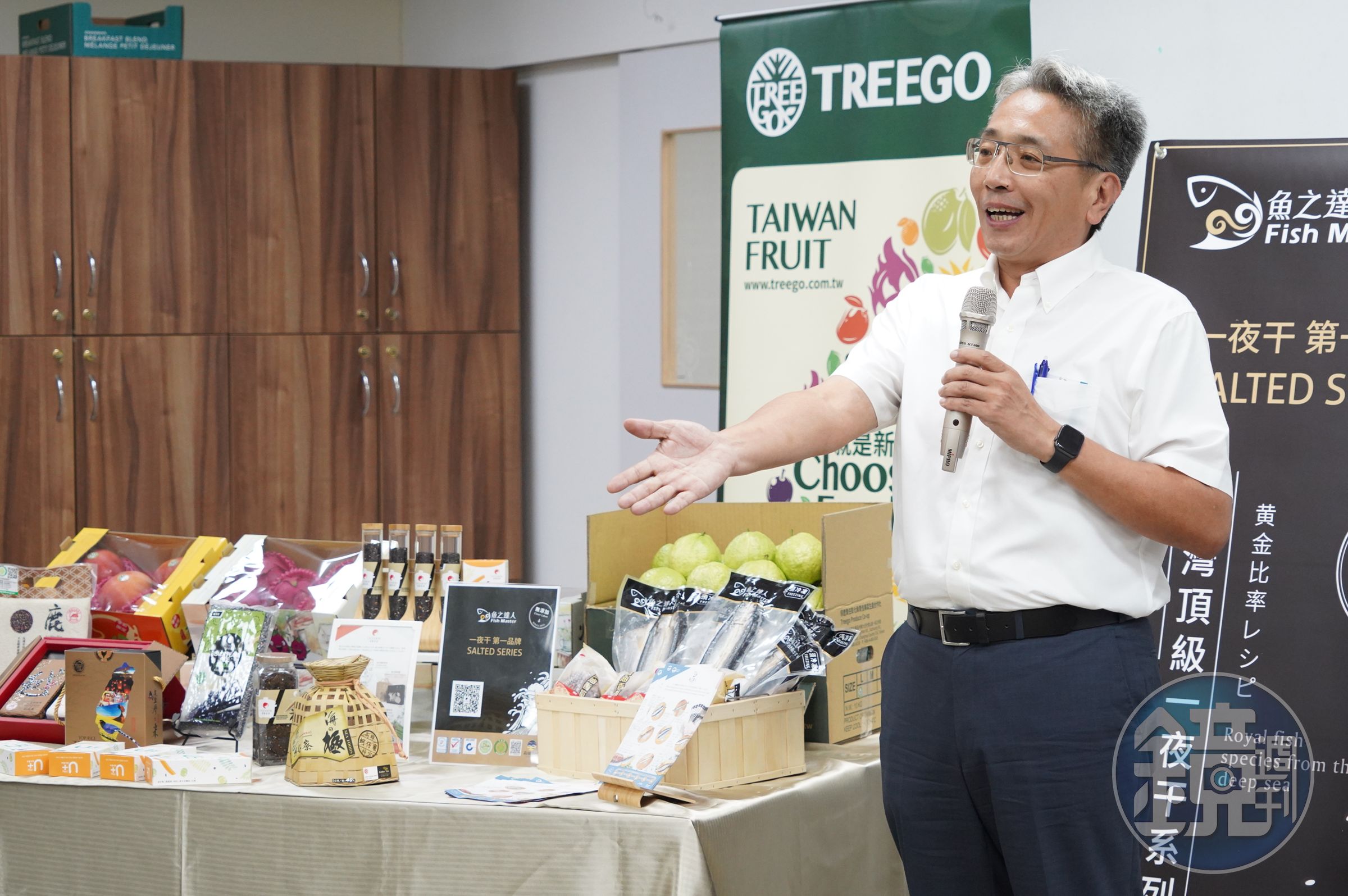 蔬果輸出公會 周啟中理事大讚農委會政策明確，成功穩定臺灣農產品市場，並開拓更多外銷管道。