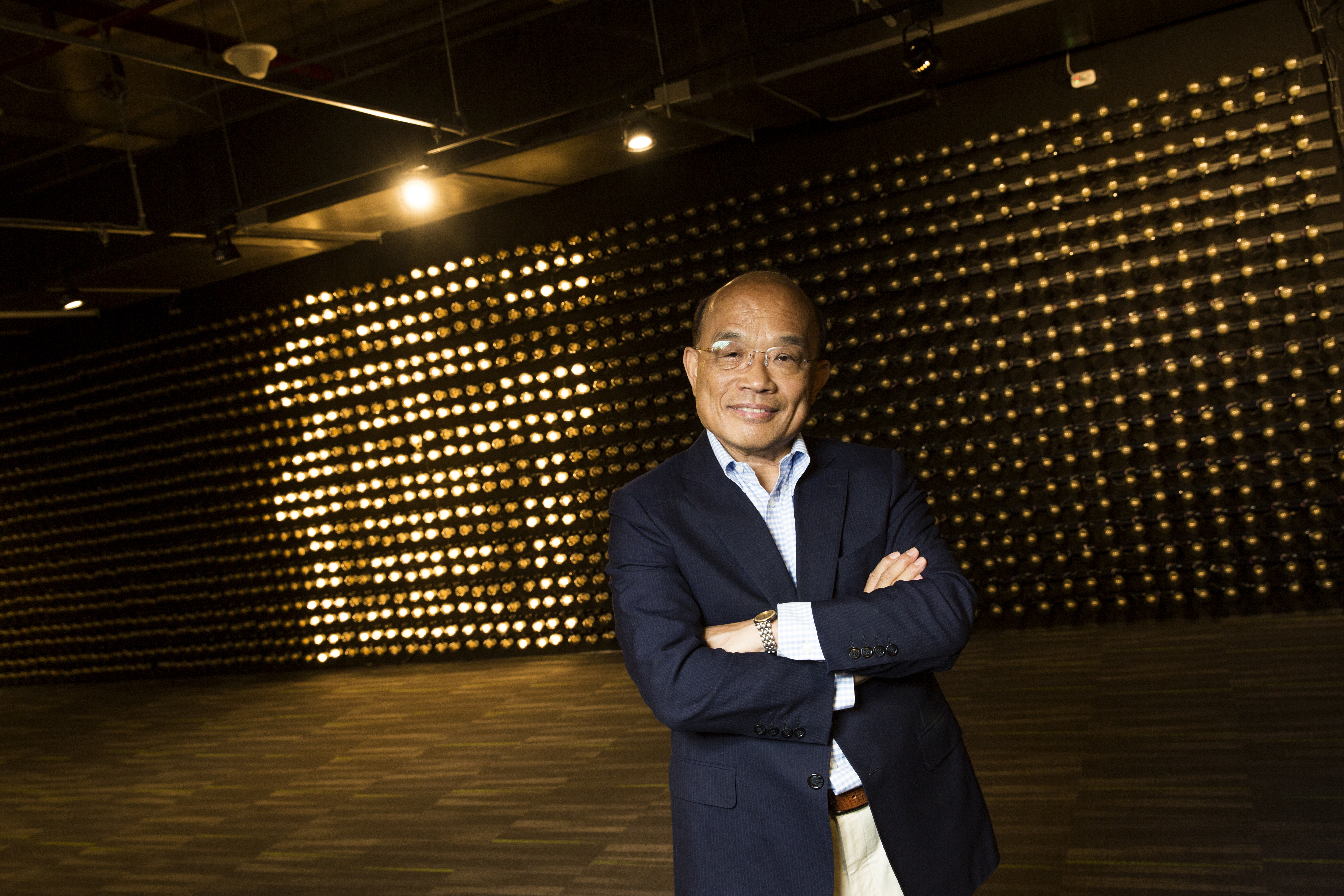 蘇貞昌今日出席活動時低調回應，並不在意柯的評論，「我就是認真在崗位把工作做好。」（本刊資料照）