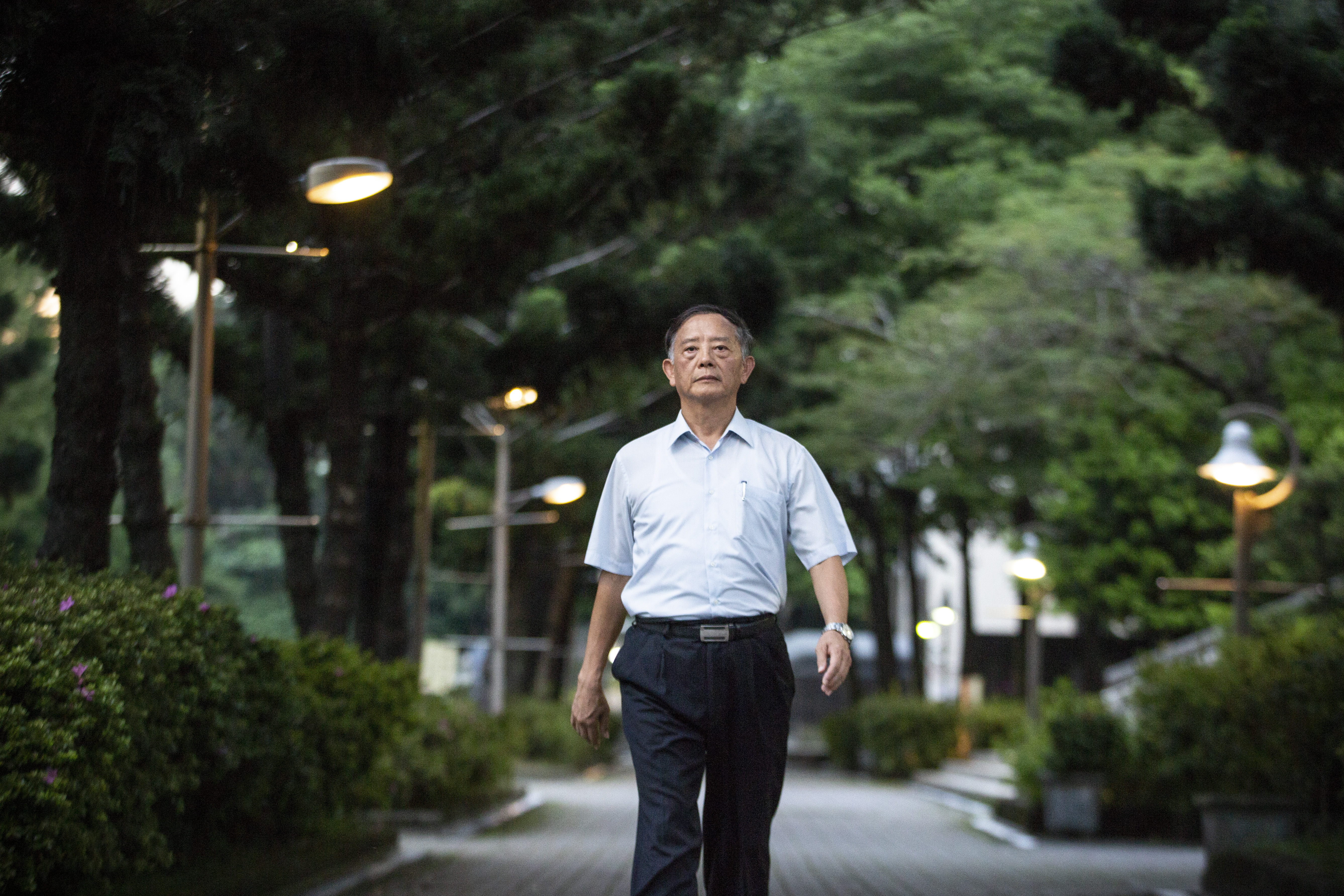 對王隆昌來說，走進台北科技大學校園，就像回家一樣輕鬆自在。