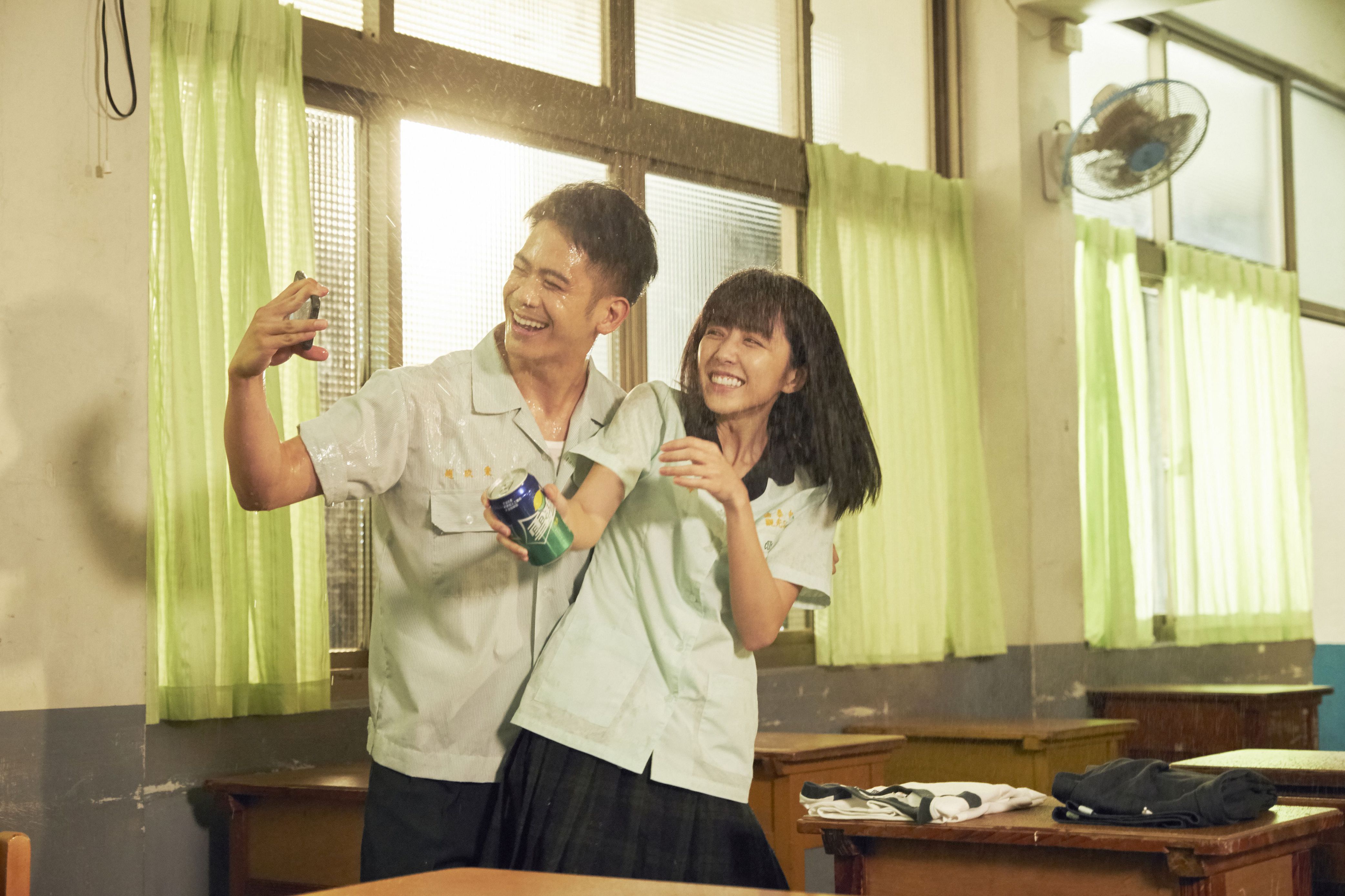 李淳與邵雨薇在新作中談戀愛,兩個殺人魔第一次碰面時,就覺得這組合很爆笑。(威視提供)