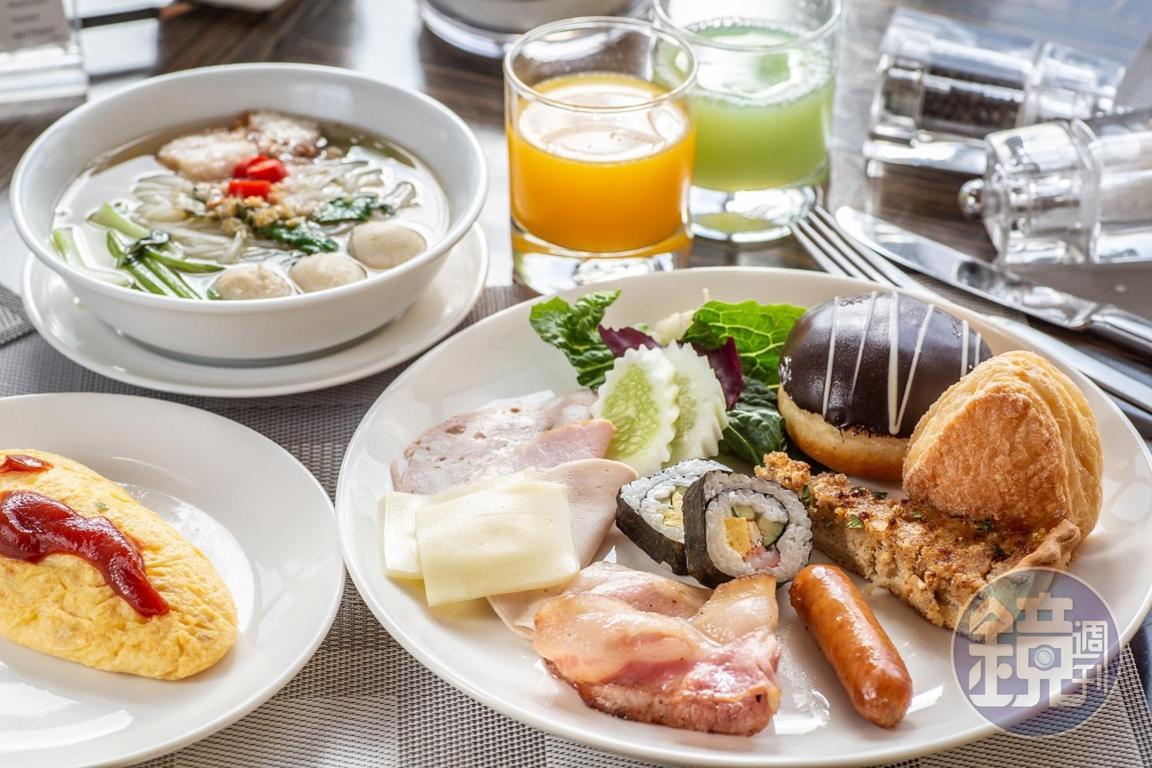 早餐除了泰式，也有多國料理可以品嘗。