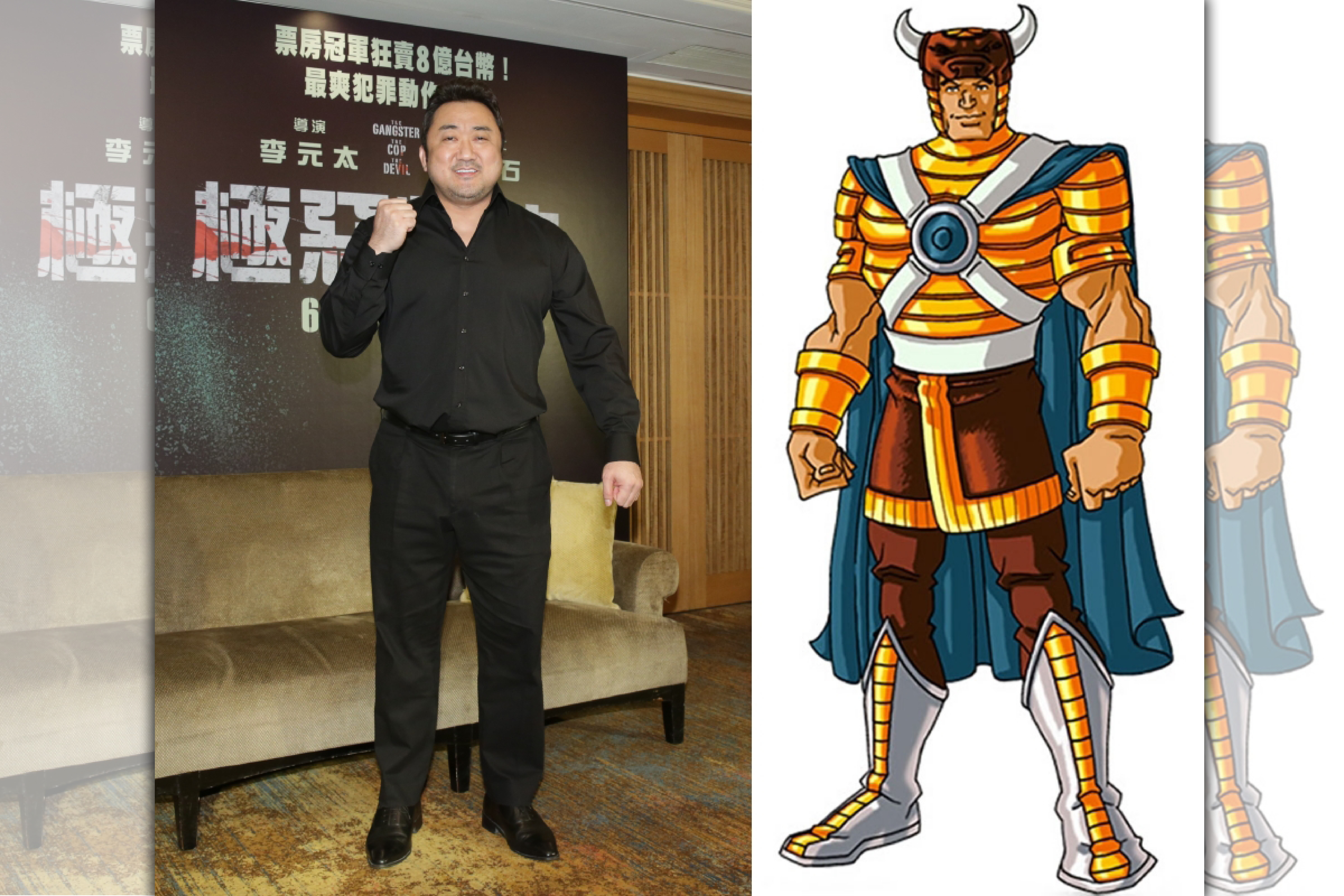 韓星馬東石確定加入漫威電影《永恆族》。（合成圖片）