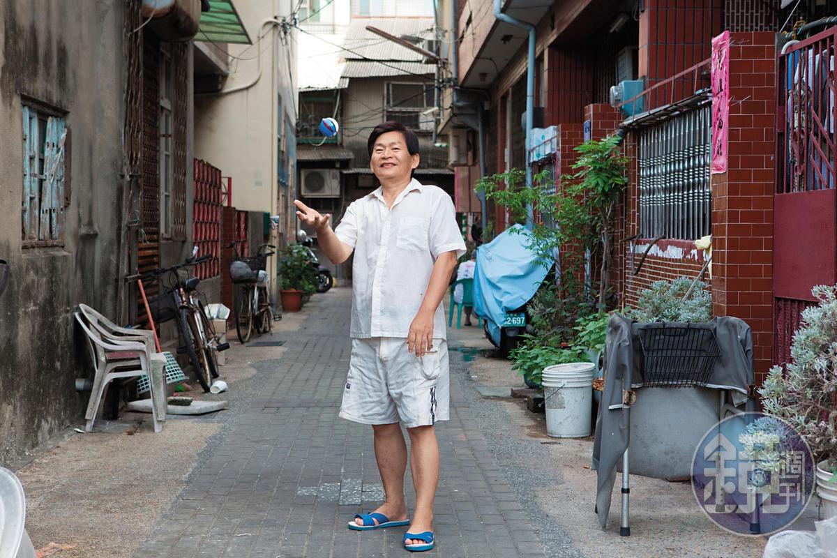 蔡天亮曾罹患大腸癌，後來因為玩寶可夢讓健康好轉。（本刊資料照：賴智揚攝影）