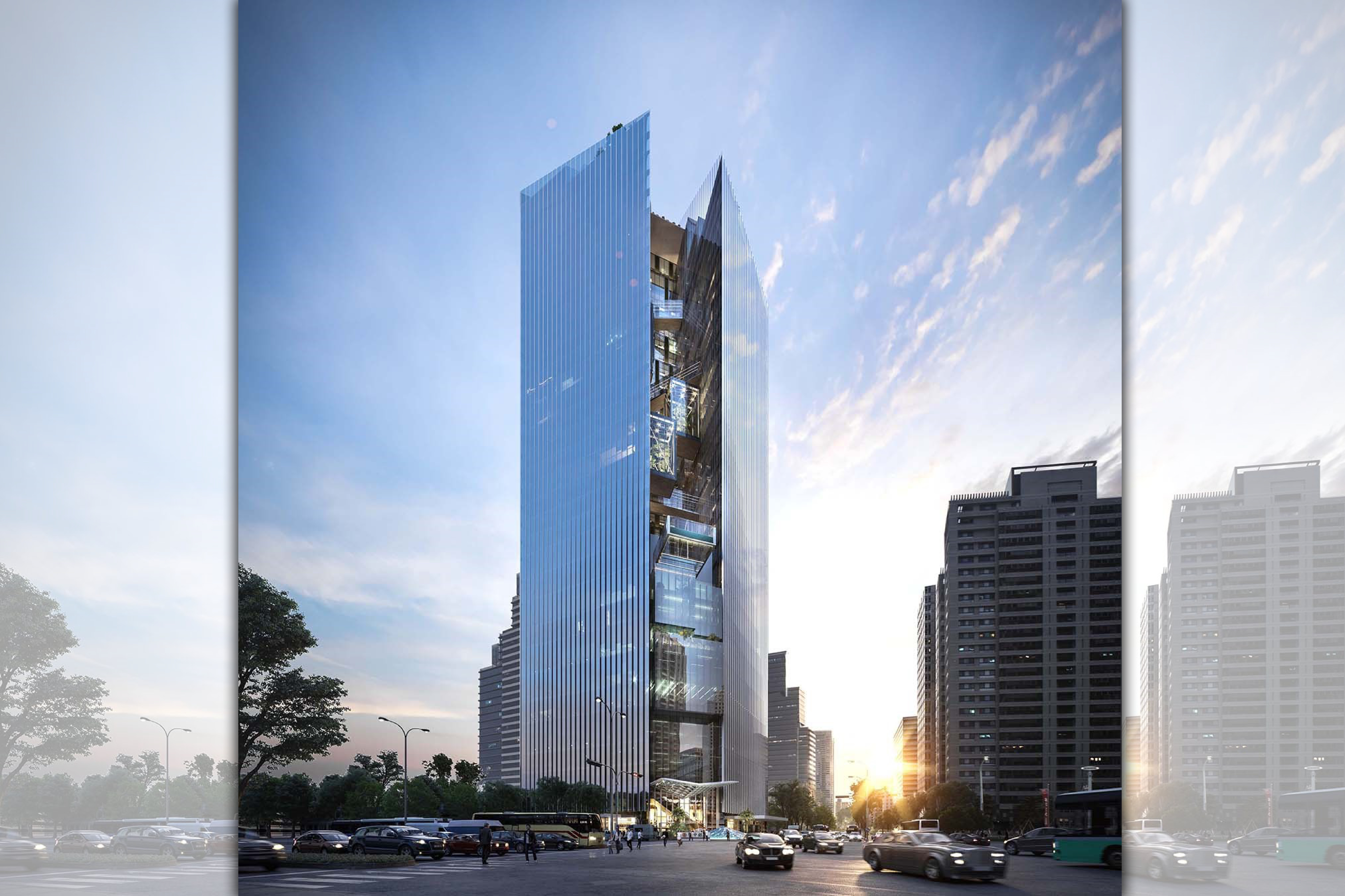 台中商銀總部。（翻攝自義力營造官網）