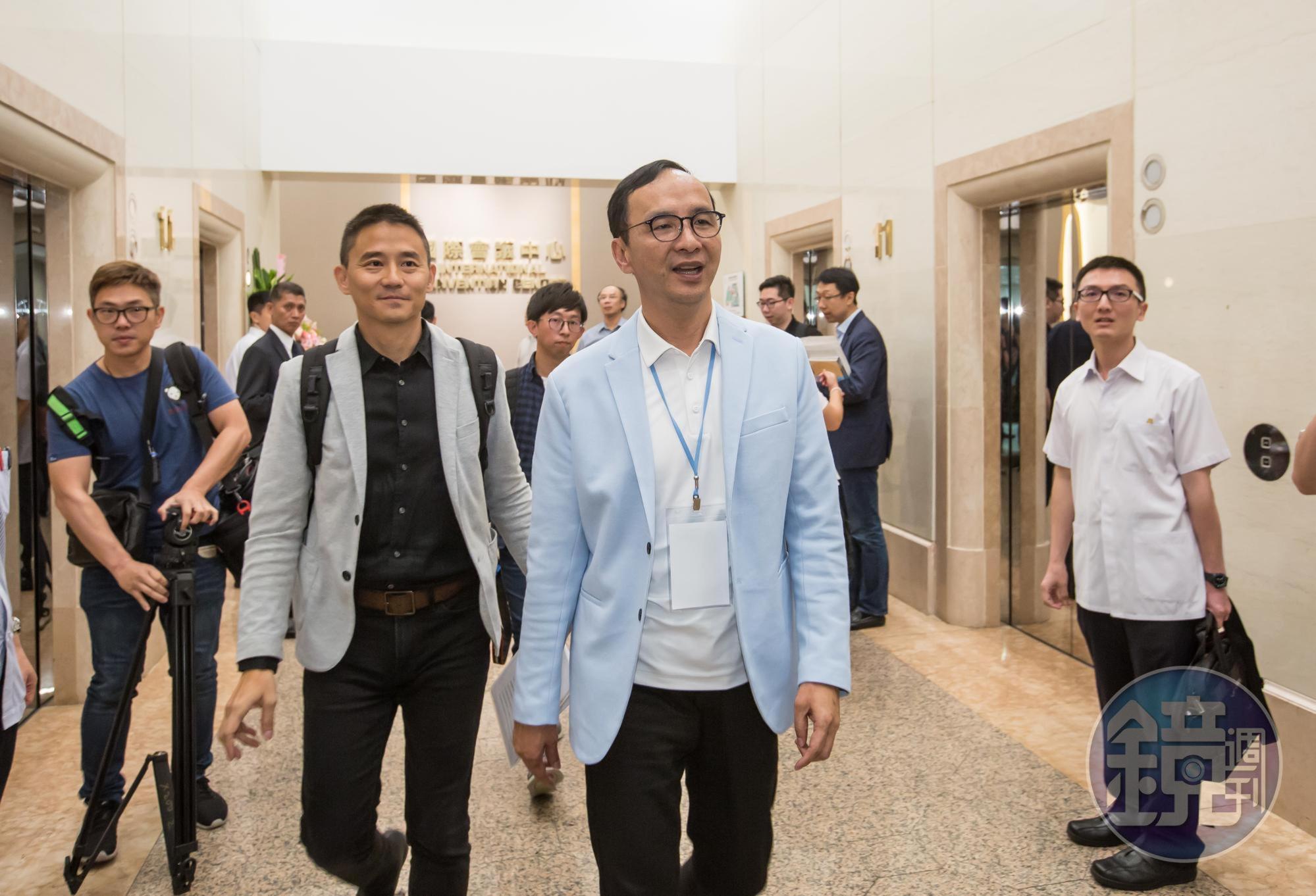 朱立倫表示自己沒有跟韓國瑜搭檔的想法。(本刊資料照)