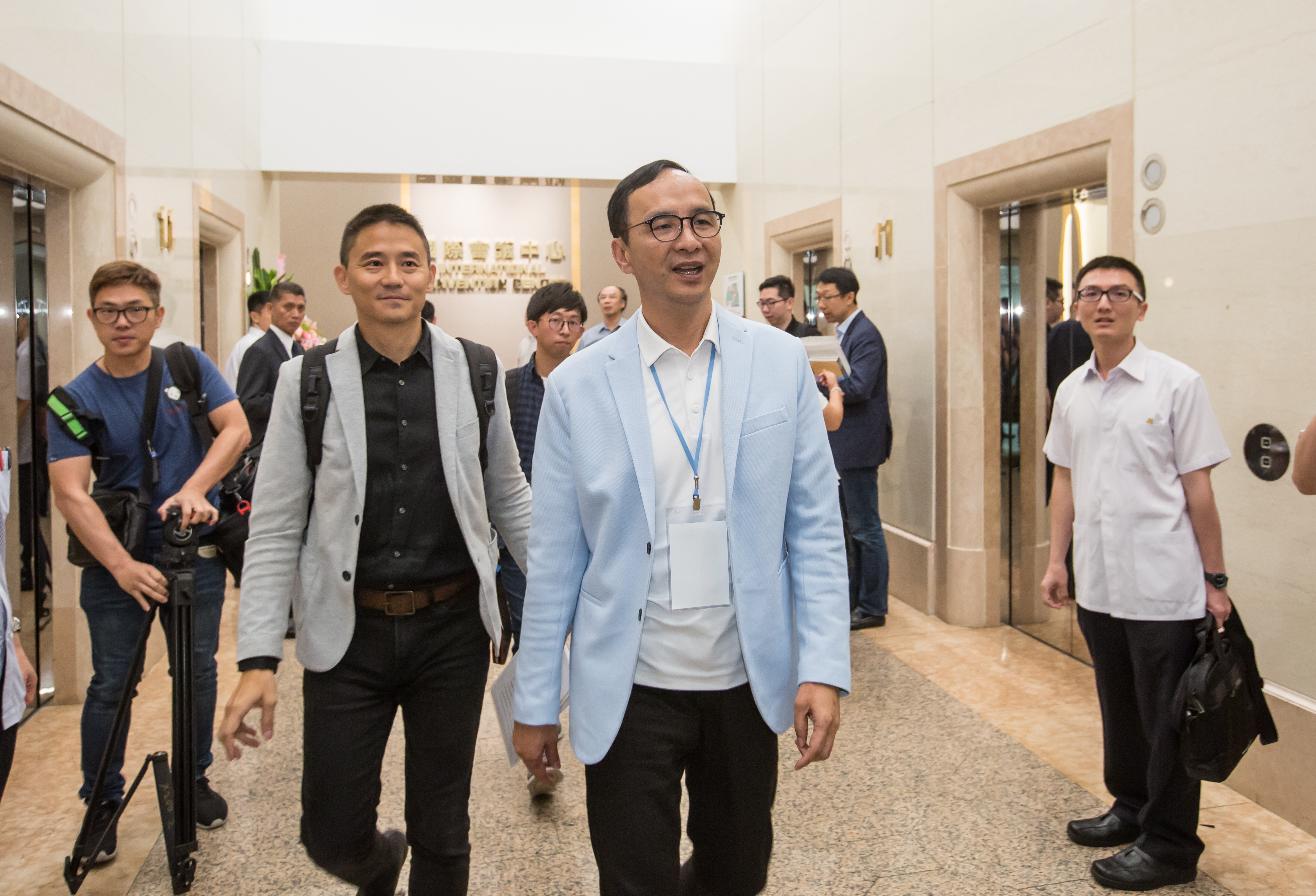 朱立倫表示自己沒有跟韓國瑜搭檔的想法。（本刊資料照）