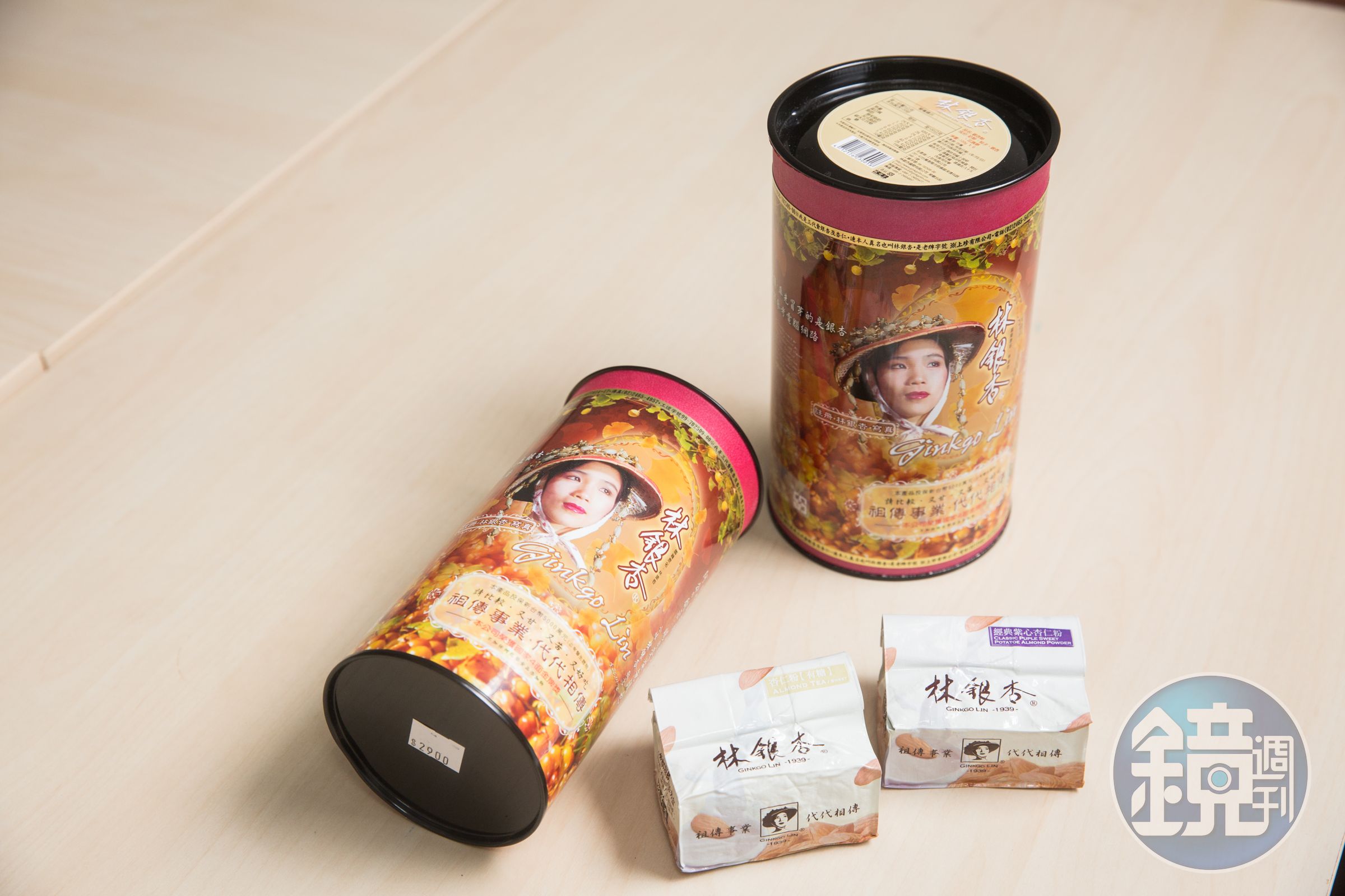 阿公的杏仁粉，在林銀杏慢慢優化下，建立自己品牌。