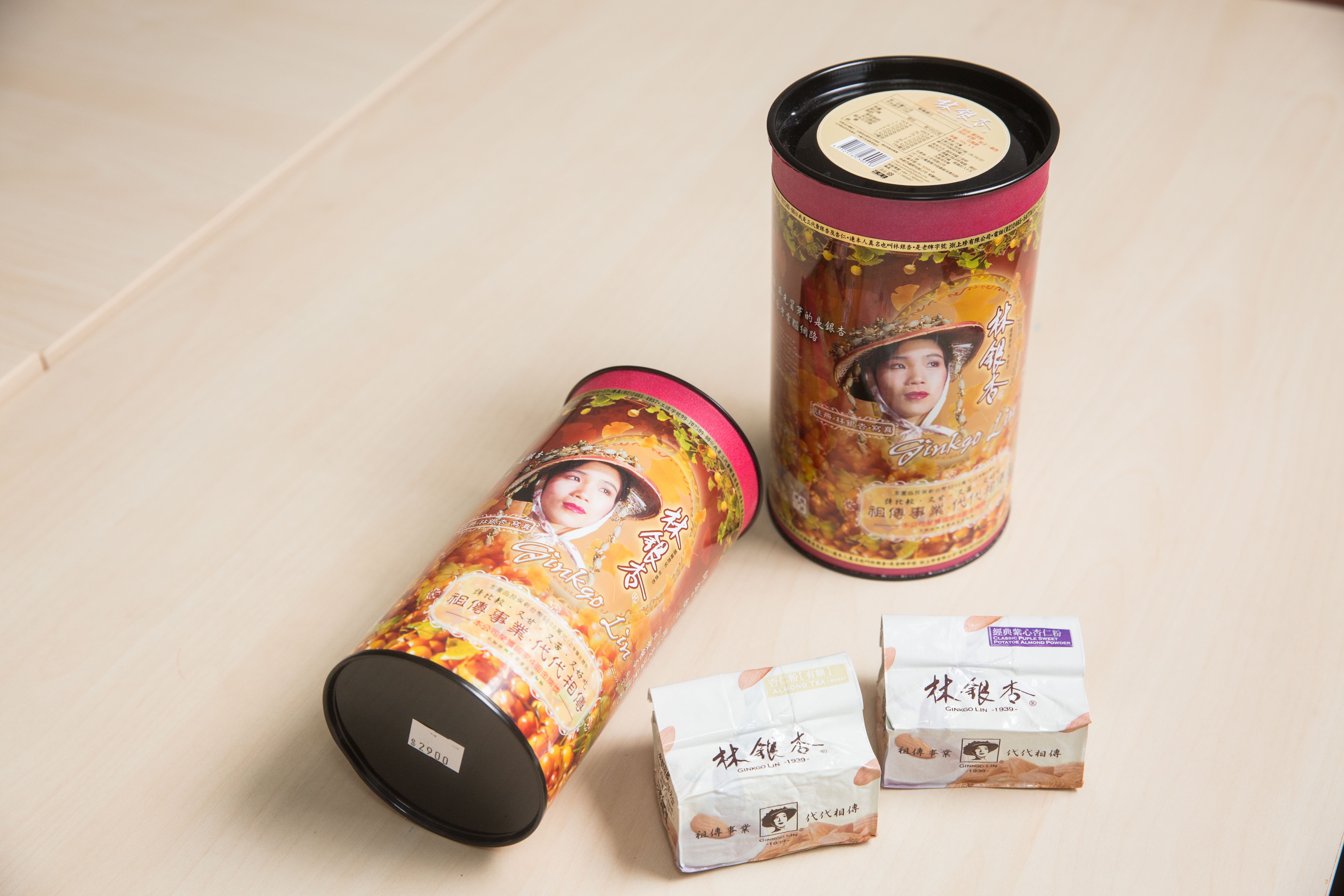 阿公的杏仁粉，在林銀杏慢慢優化下，建立自己品牌。