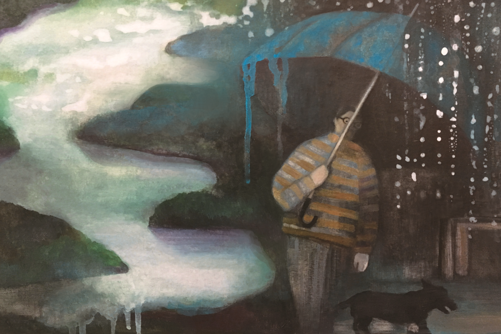 【詩】一個撑傘的男人　米米