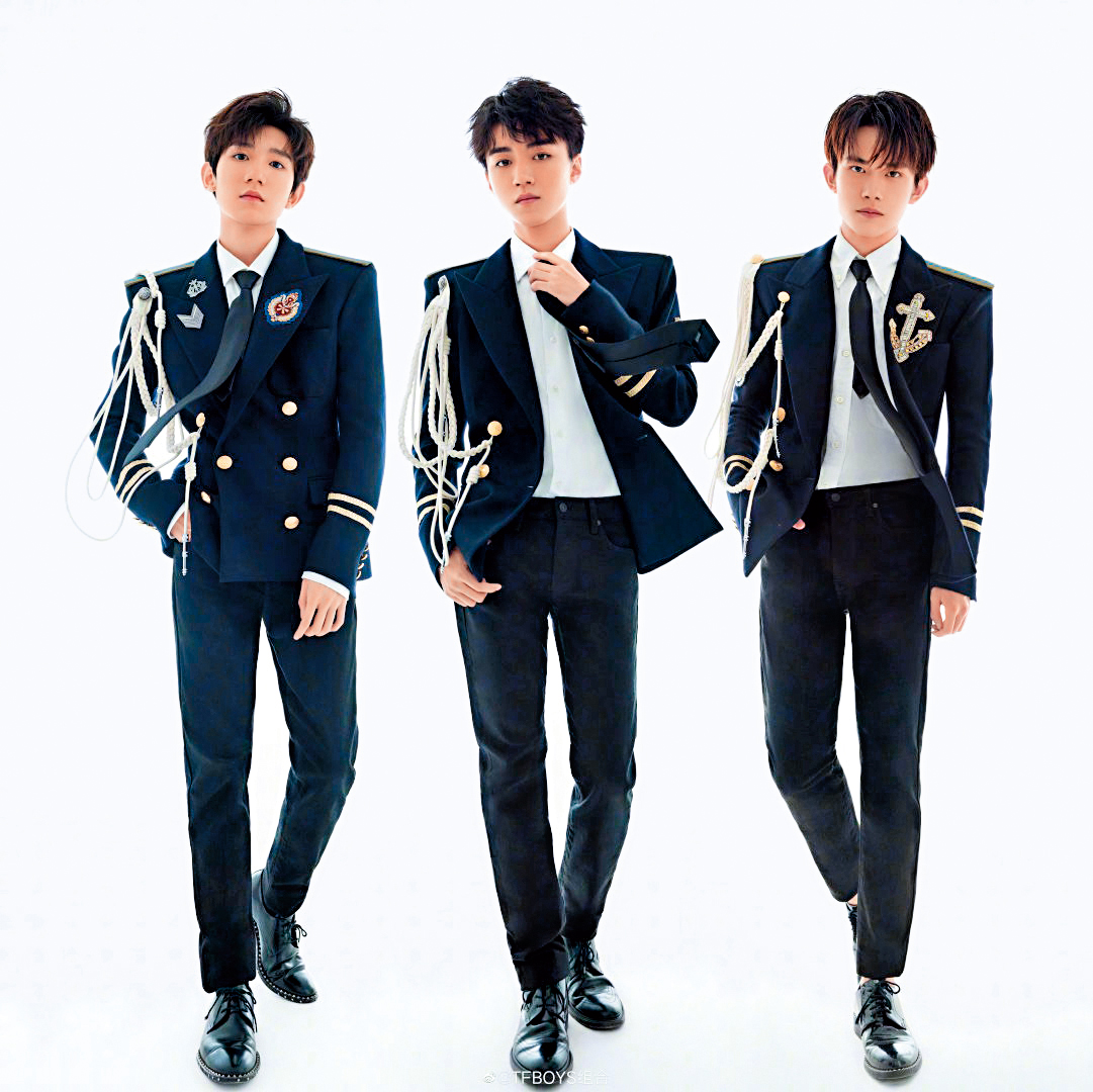 TFBOYS王源（左起）、王俊凱、易烊千璽即將在8月舉行6週年演唱會。（翻攝自TFBOYS官方微博）
