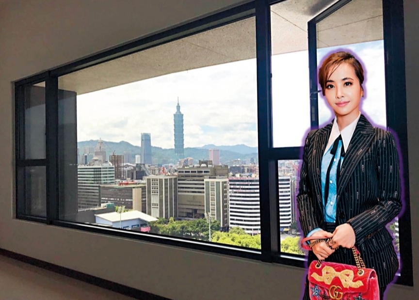 蔡依林現身的 「華固名鑄」對外視野相當好,可以看見整座101大樓,圖為設計畫面。(讀者提供)