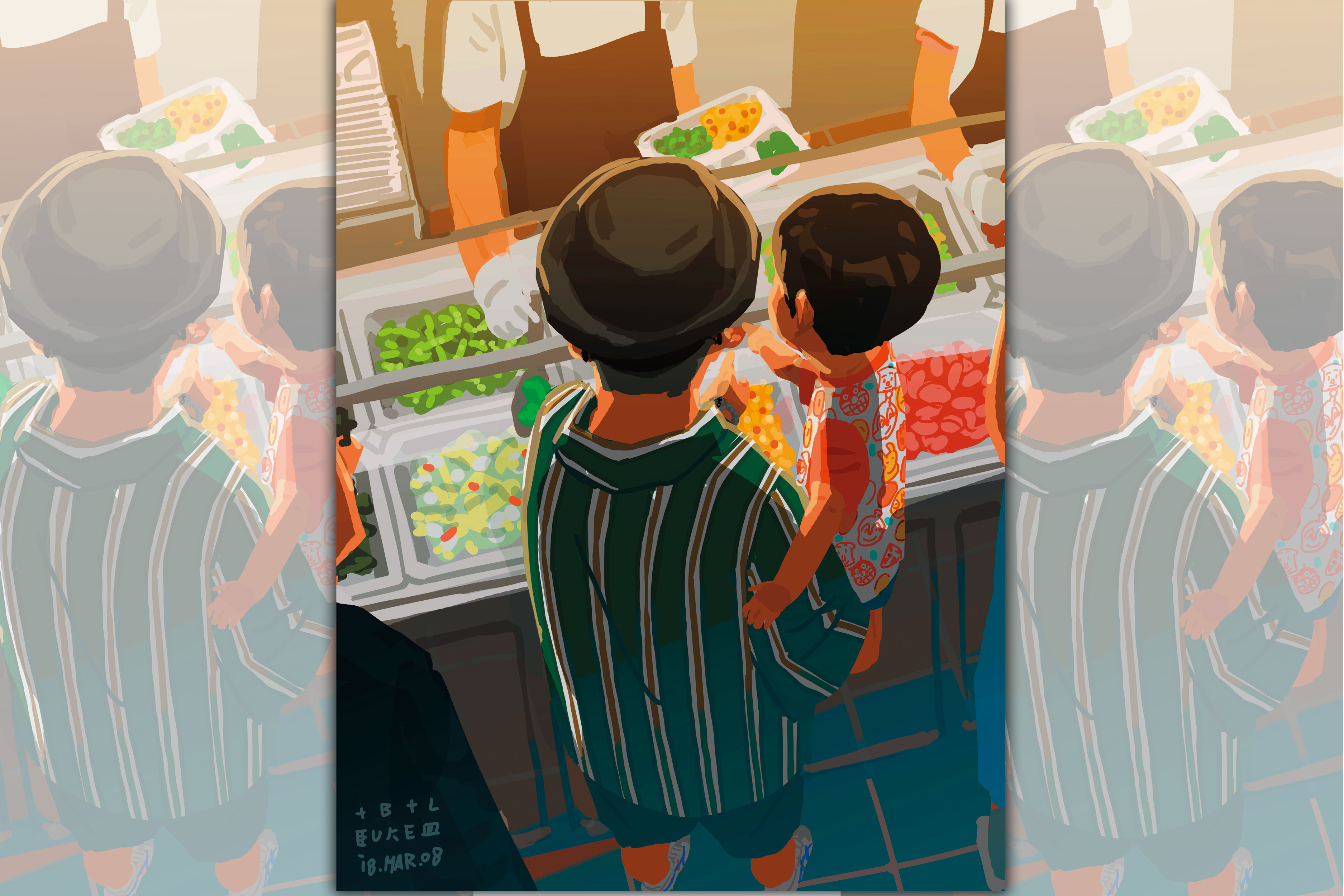 【單親爸爸週記】溫暖的自助餐店