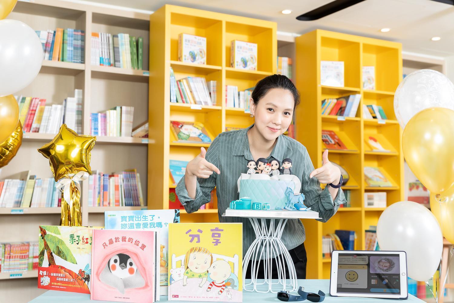 朱芯儀喜迎「地表最強小三」,女王級享受坐月子。(孕學林產後護理之家)