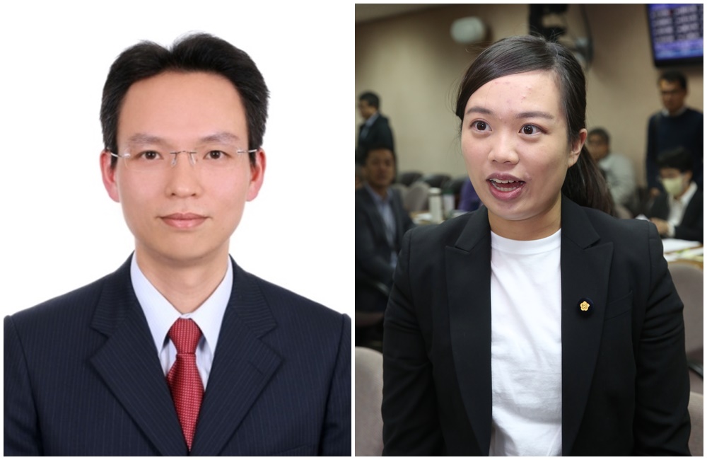 時代力量提名律師張衛航參選新北市第一選區立委，將與民進黨現任立委呂孫綾對決。（左圖翻攝宏道法律事務所官網）