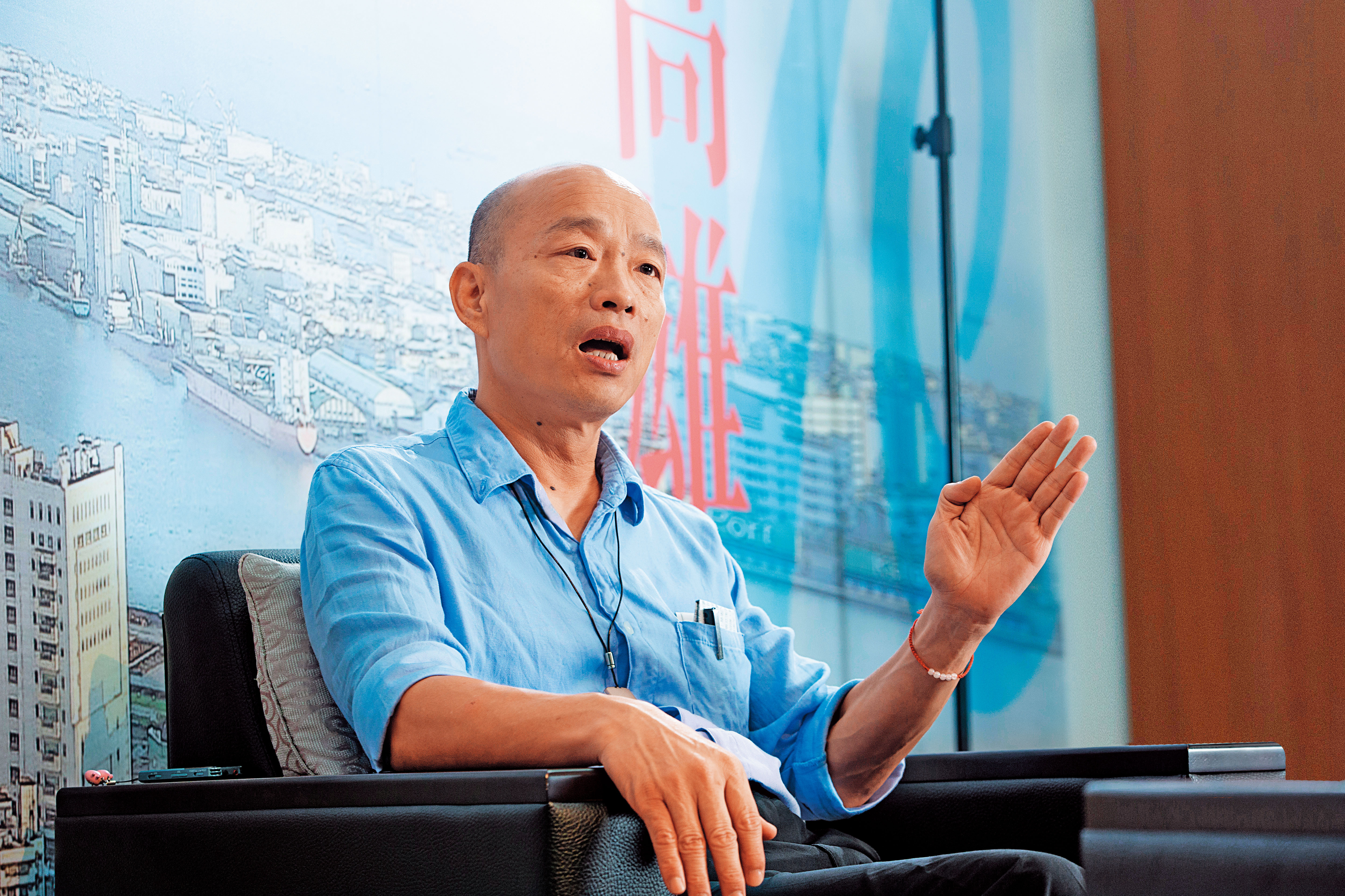 韓國瑜接受本刊專訪,期許未來副手扮演更積極的角色,與他共同打造全面開放的台灣。