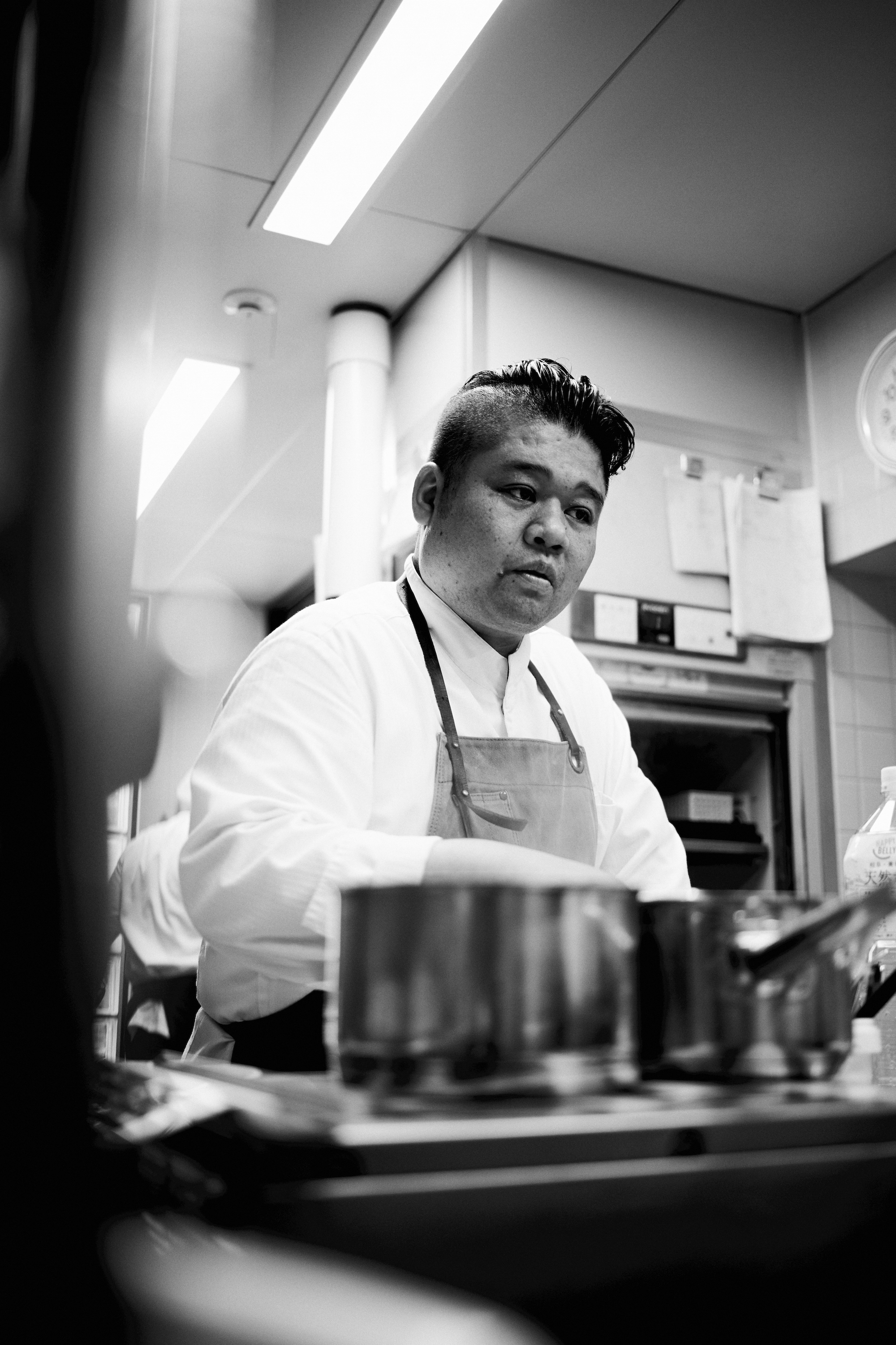 荒井昇在故鄉淺草開了Hommage法式料理，2018、2019皆獲得米其林二星的肯定。（Hommage提供）