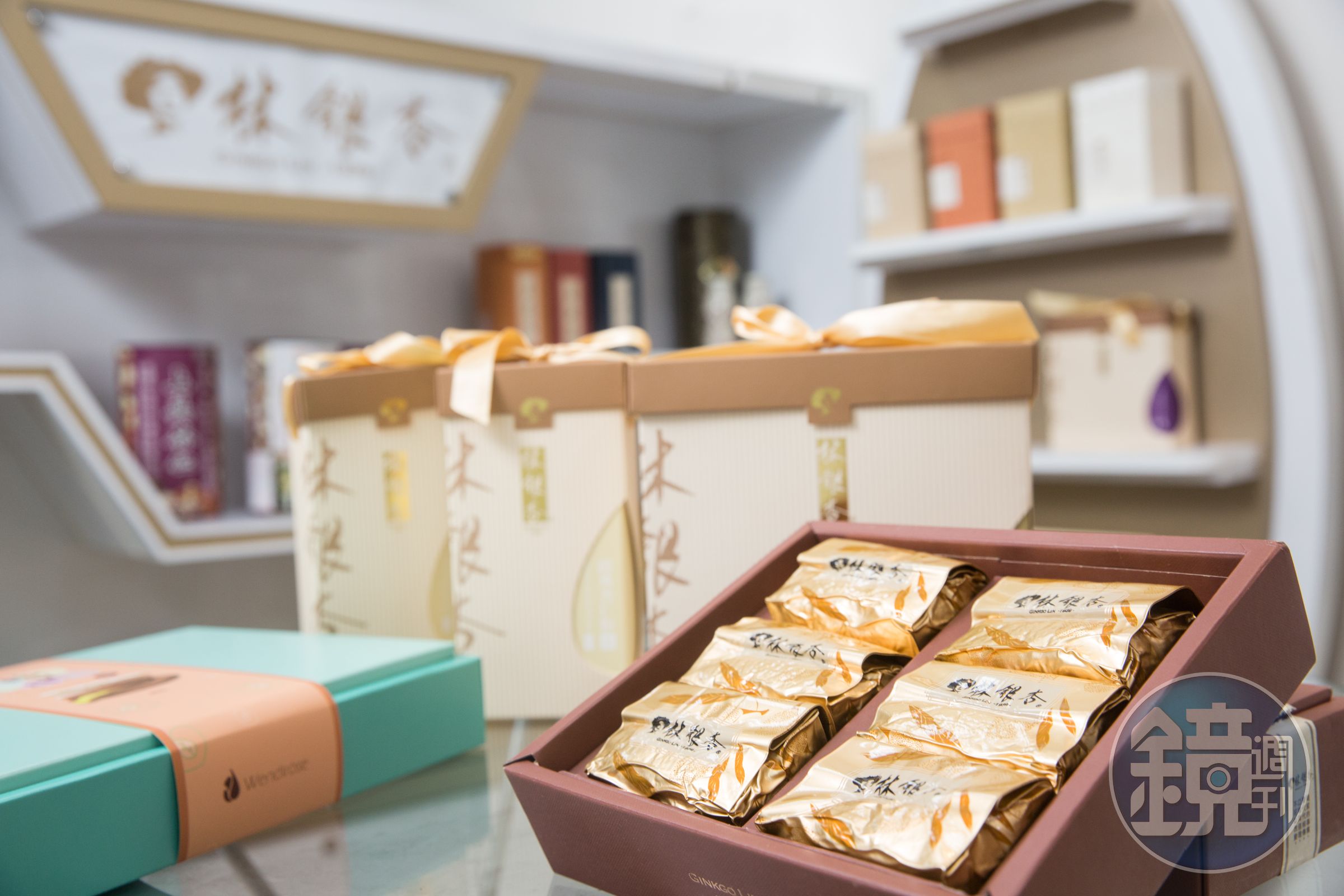 林銀杏進軍中國，高級食品禮盒經常一次一萬套被團購，營收成長迅速。