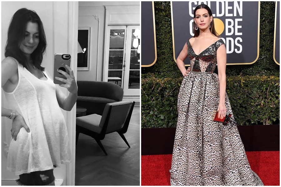 安海瑟薇今宣布懷了第二胎喜訊。（翻攝自安海瑟薇IG）