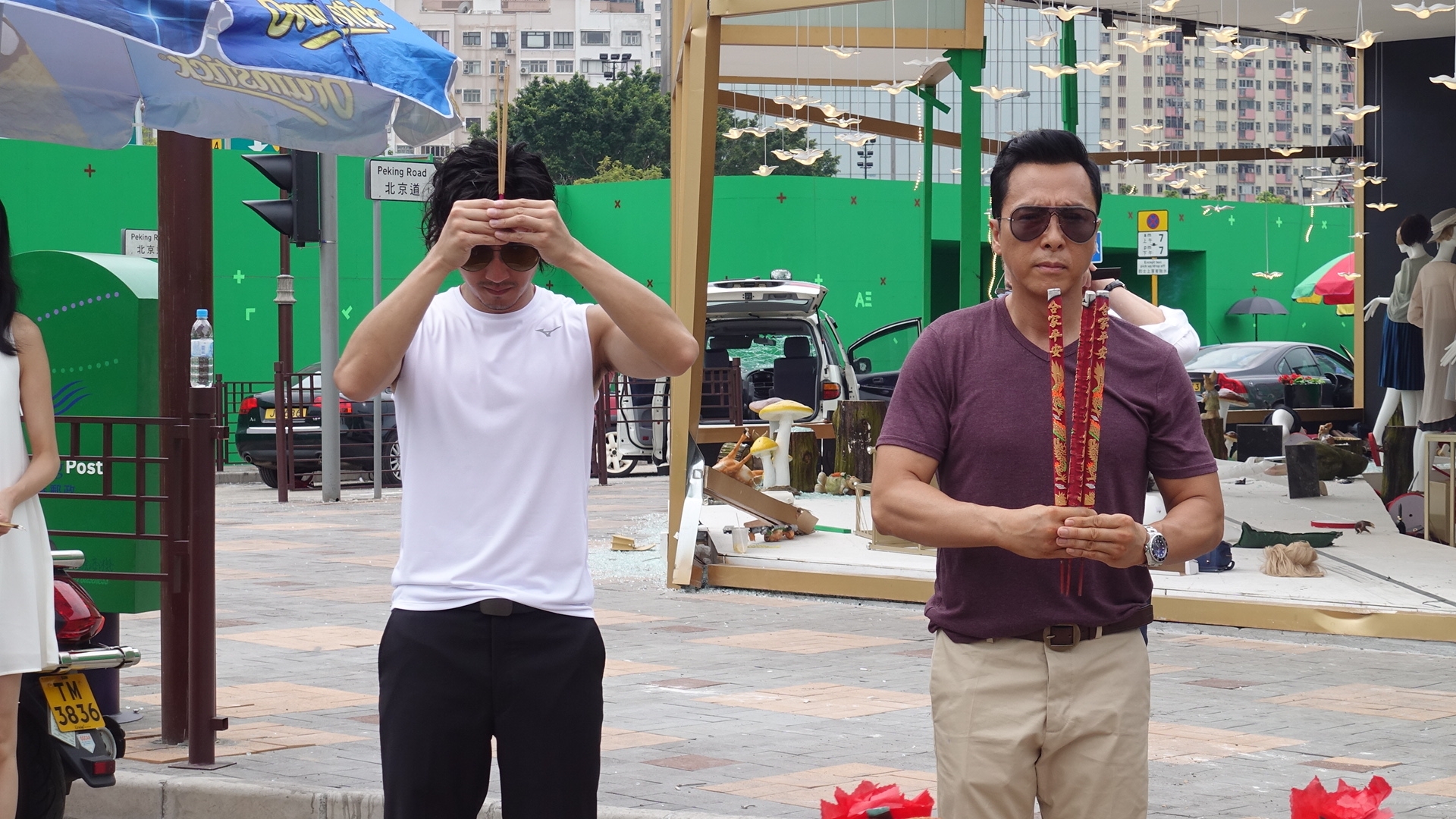 謝霆鋒與甄子丹睽違13年後再合作，謝霆鋒還表示從小就看對方的戲來學習。（華映提供）