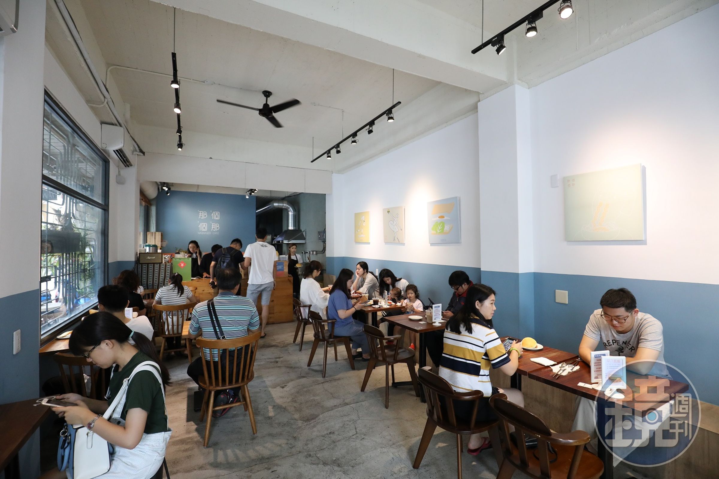 如同咖啡館般的早餐店，很寬敞明亮。