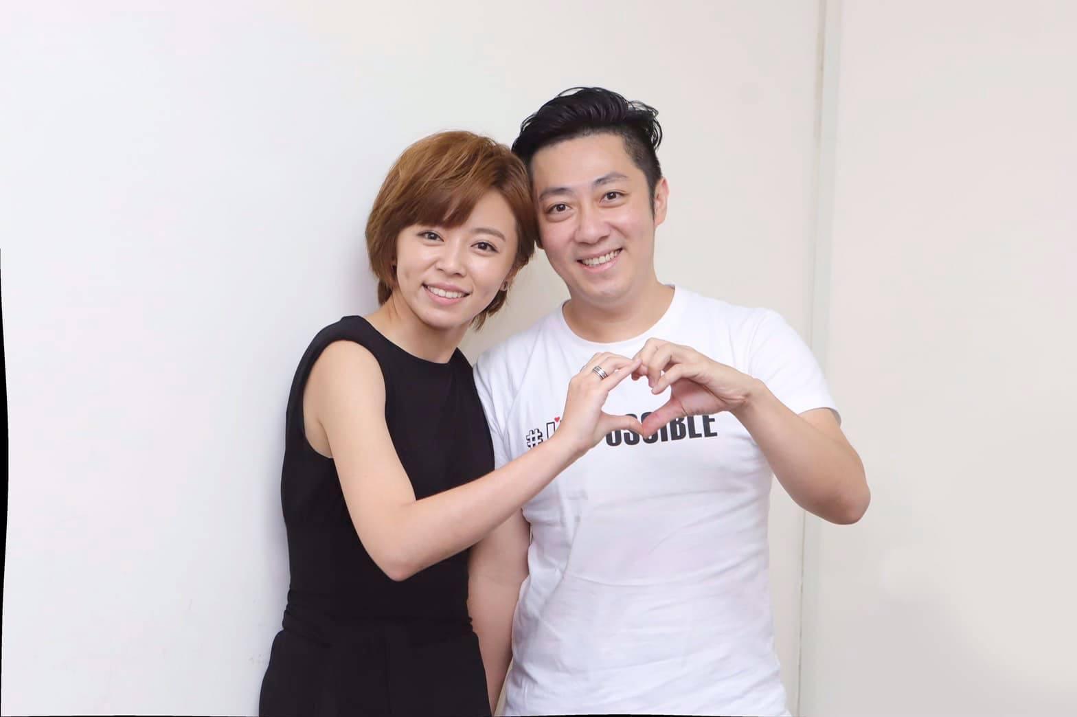 王瞳和艾成情變後首度合體,兩人甜蜜蜜發表愛情宣言。(民視提供)