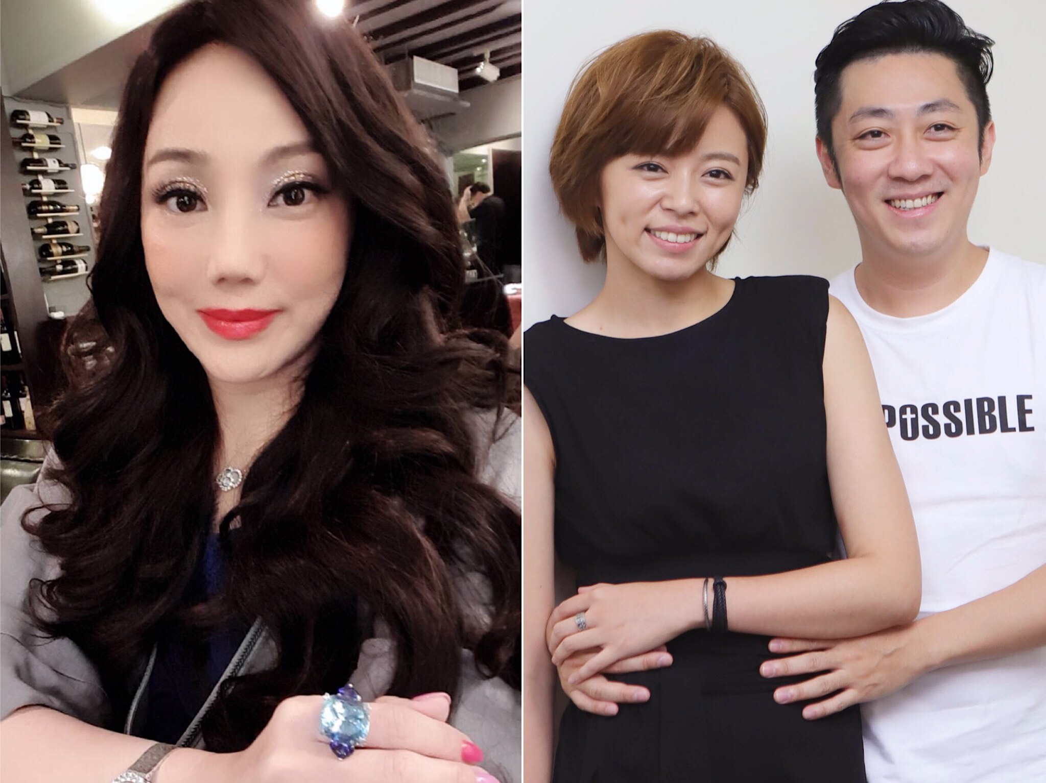 沈嶸透露就算王瞳母親答應，王瞳也不一定想嫁艾成。（左圖沈嶸提供、右圖民視提供）