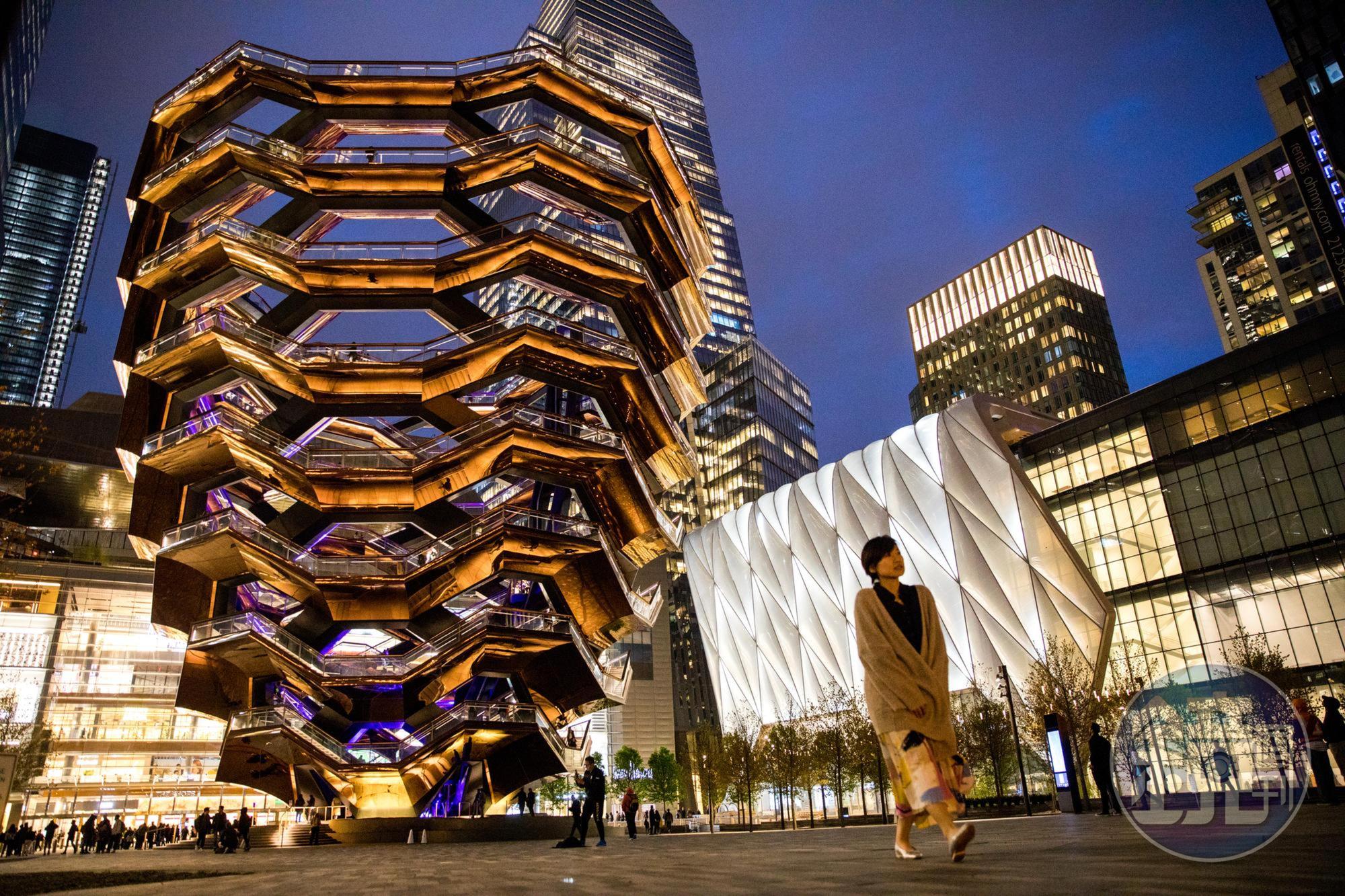 紐約最新地標Vessel位於哈德遜廣場(Hudson Yards),已成IG網紅必打卡景點。