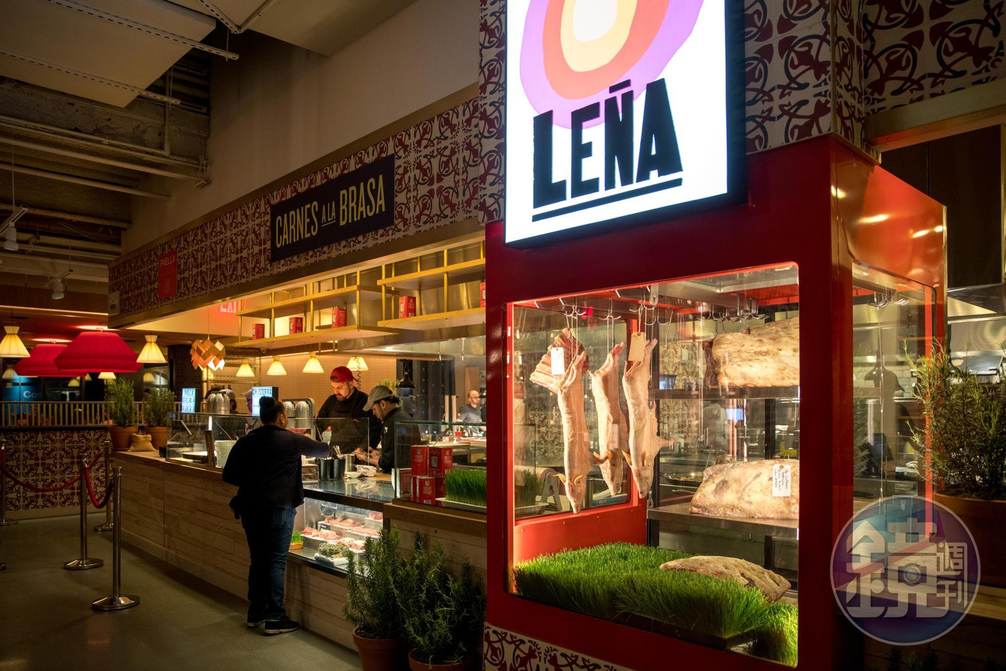 José Andrés開的「Leña」有道地的西班牙燒烤料理。